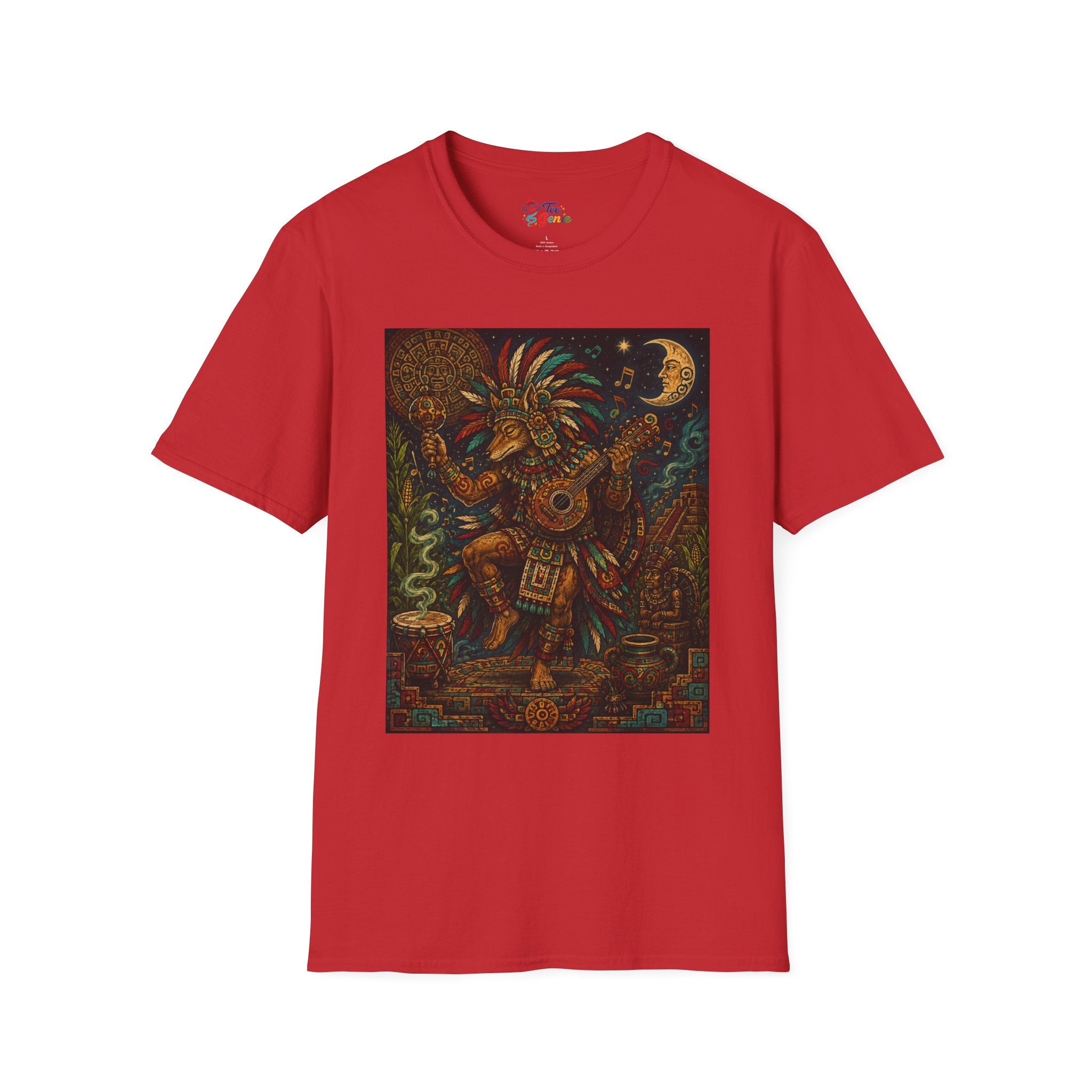 Playera azteca Huehuecóyotl