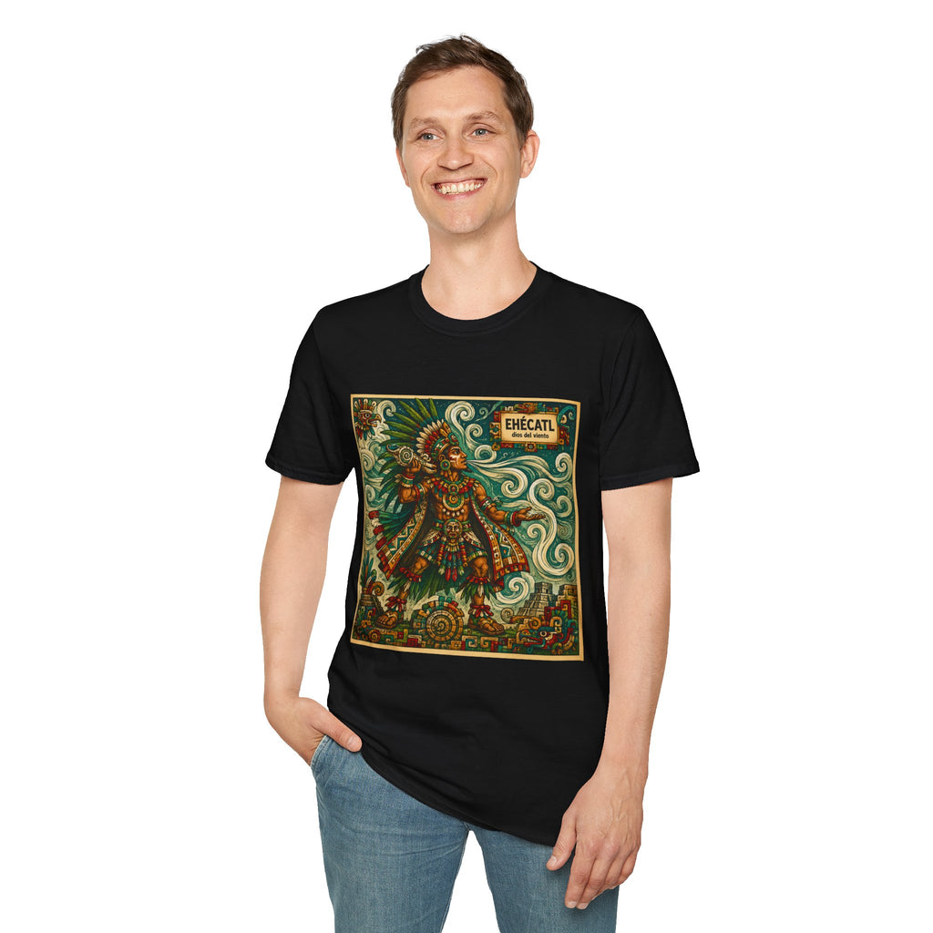 Playera azteca Ehécatl