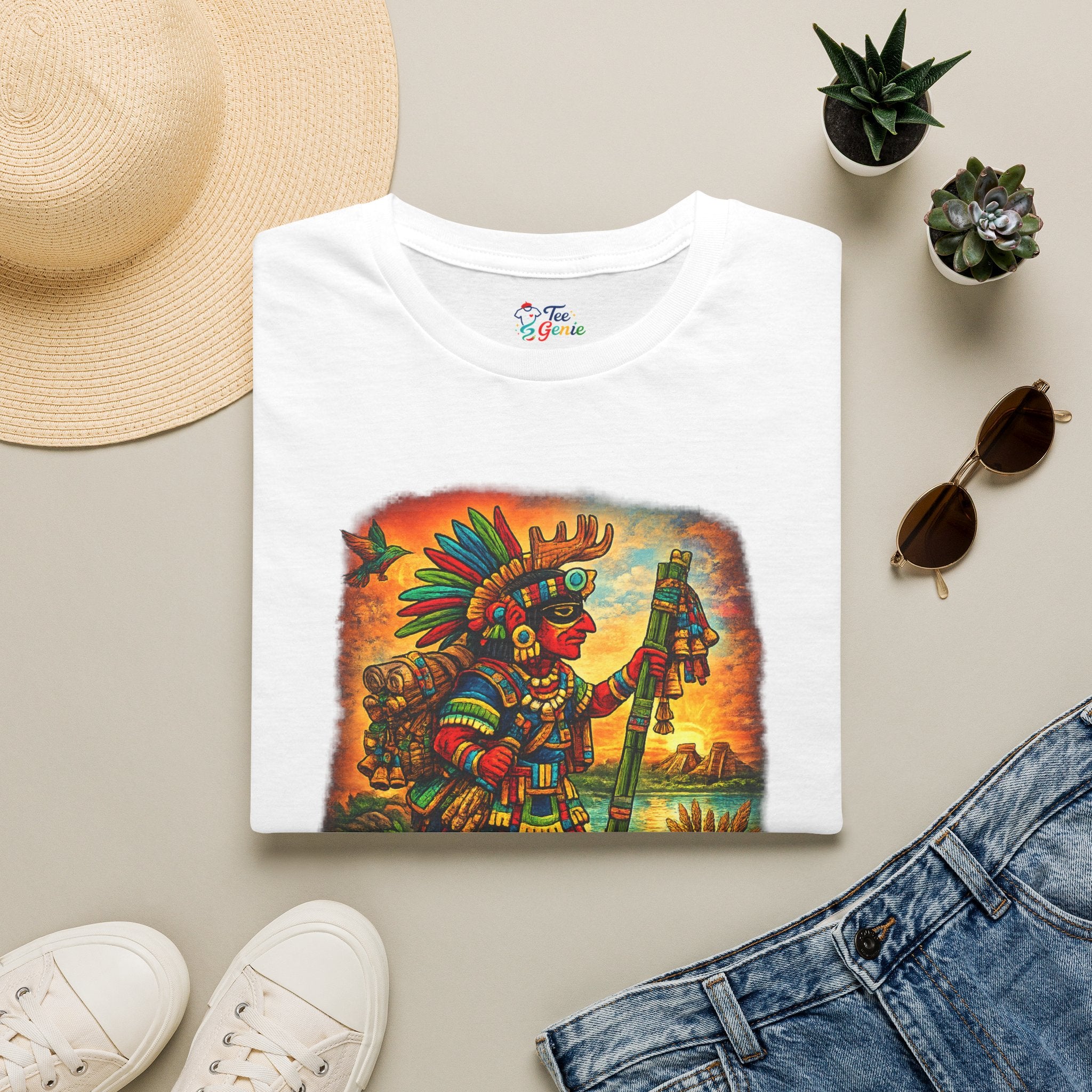 Playera azteca Yacatecuhtli