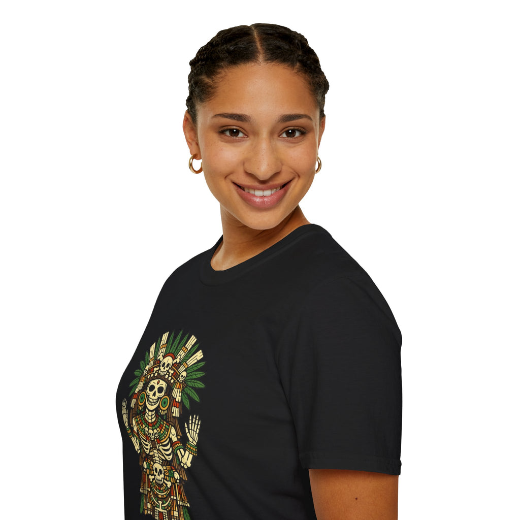 Playera azteca Mictecacíhuatl