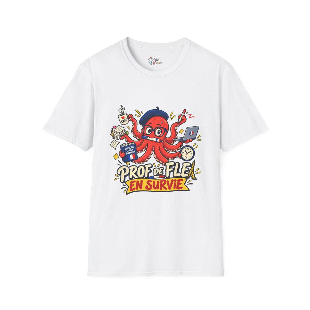 T-shirt humoristique Prof de FLE en survie