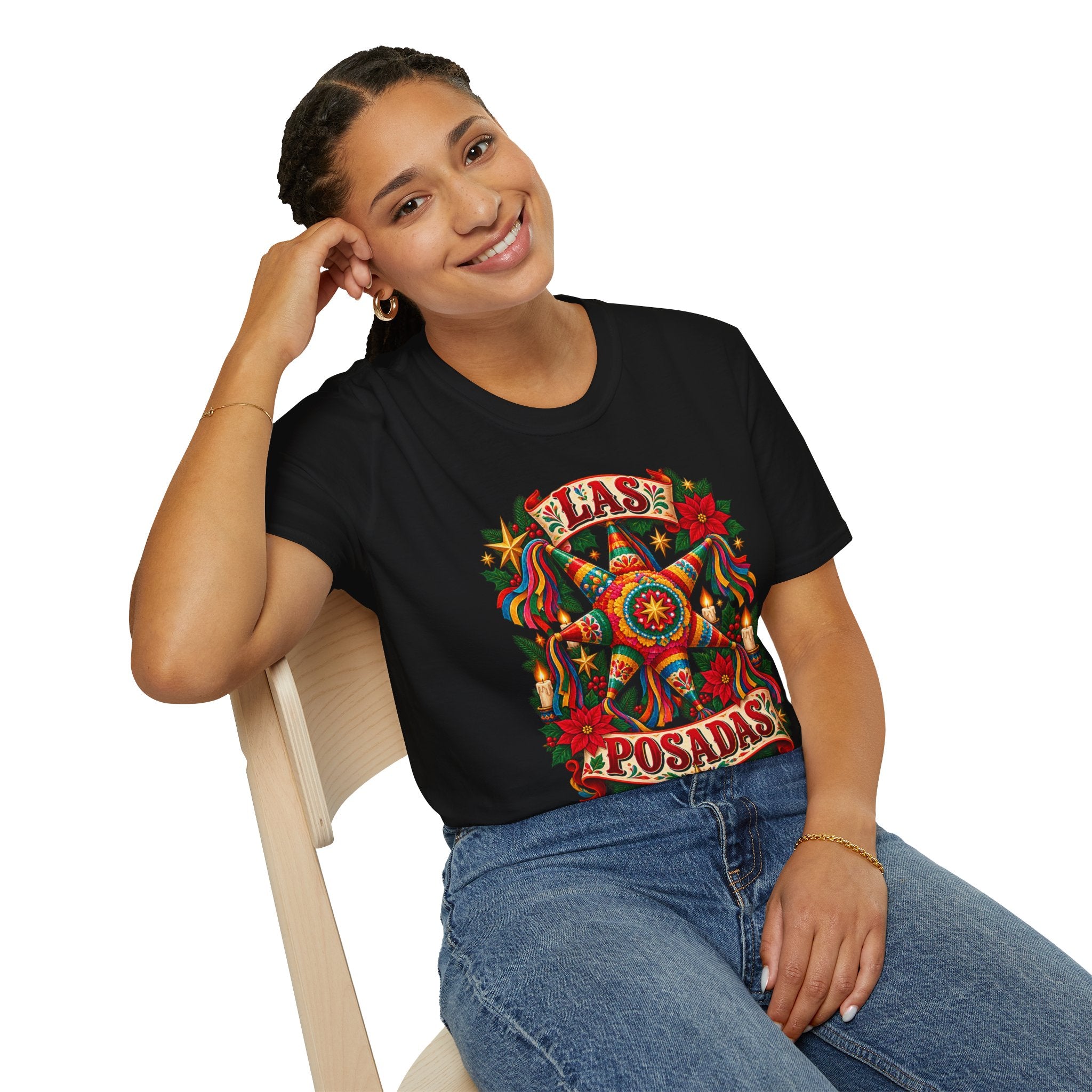 Playera Las Posadas – Piñata Mexicana de Siete Picos