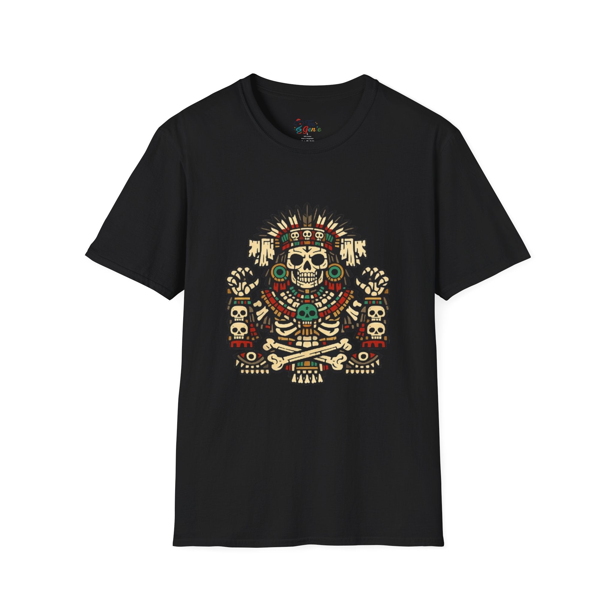 Playera azteca Mictlantecuhtli