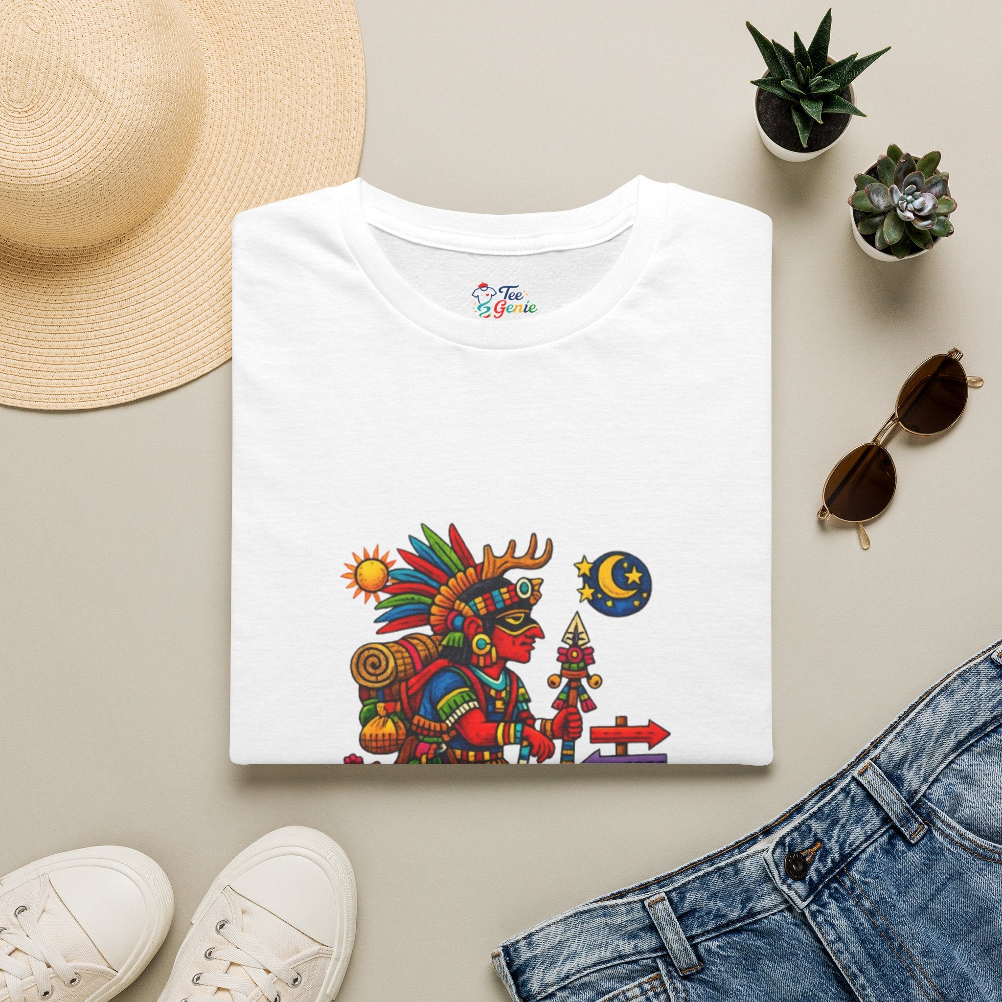 Playera azteca Tlacotzontli