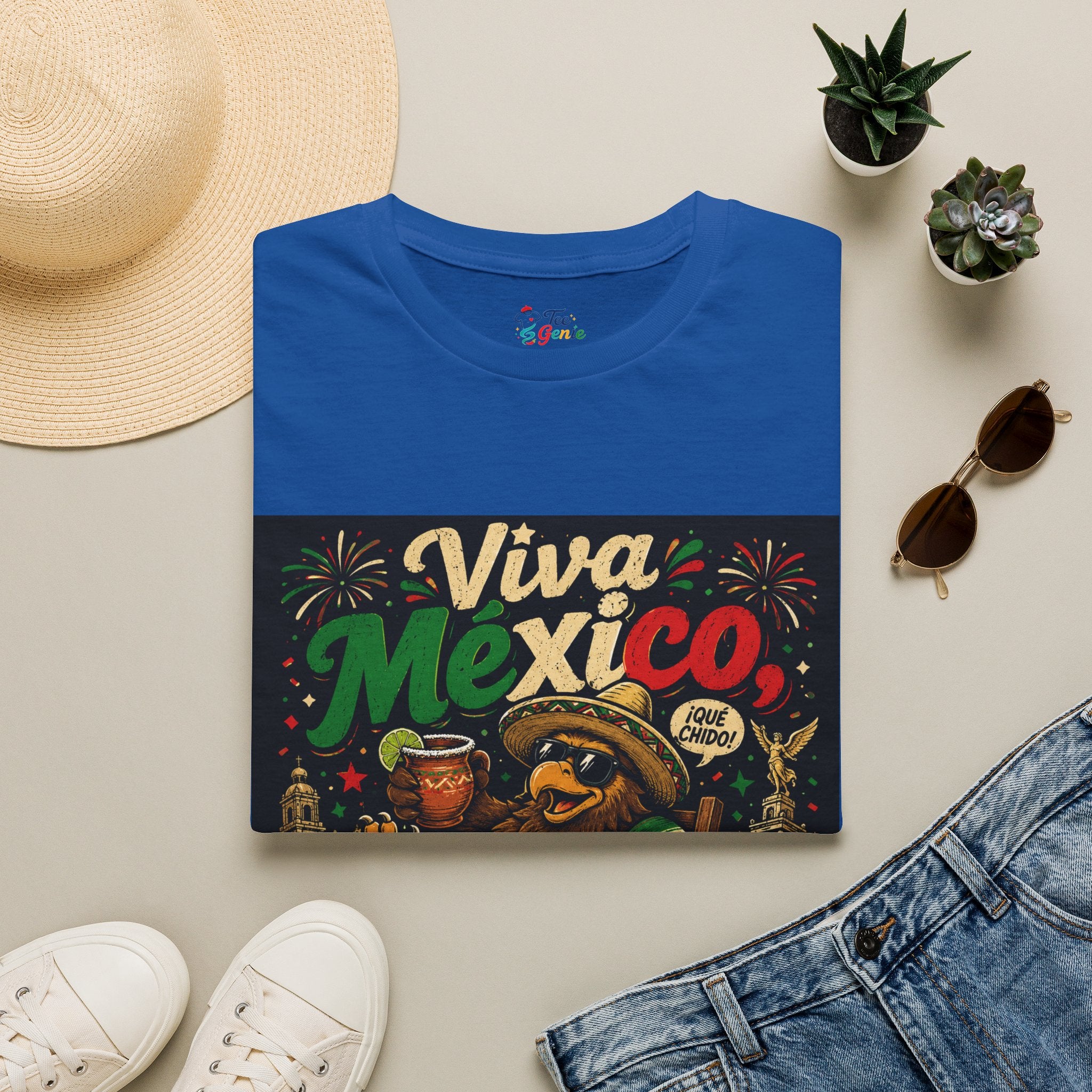 Playera Viva mexico pero mañana no trabajo