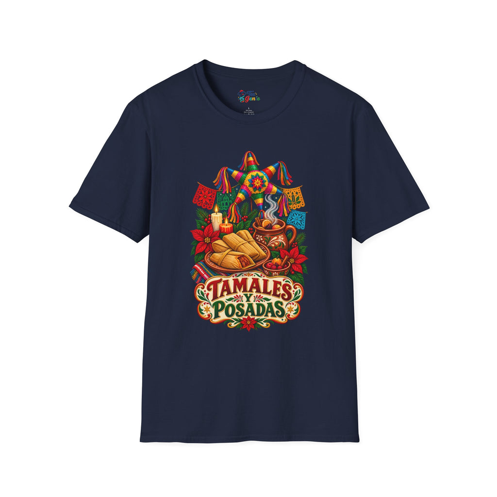 Playera Tamales y Posadas – Navidad Mexicana