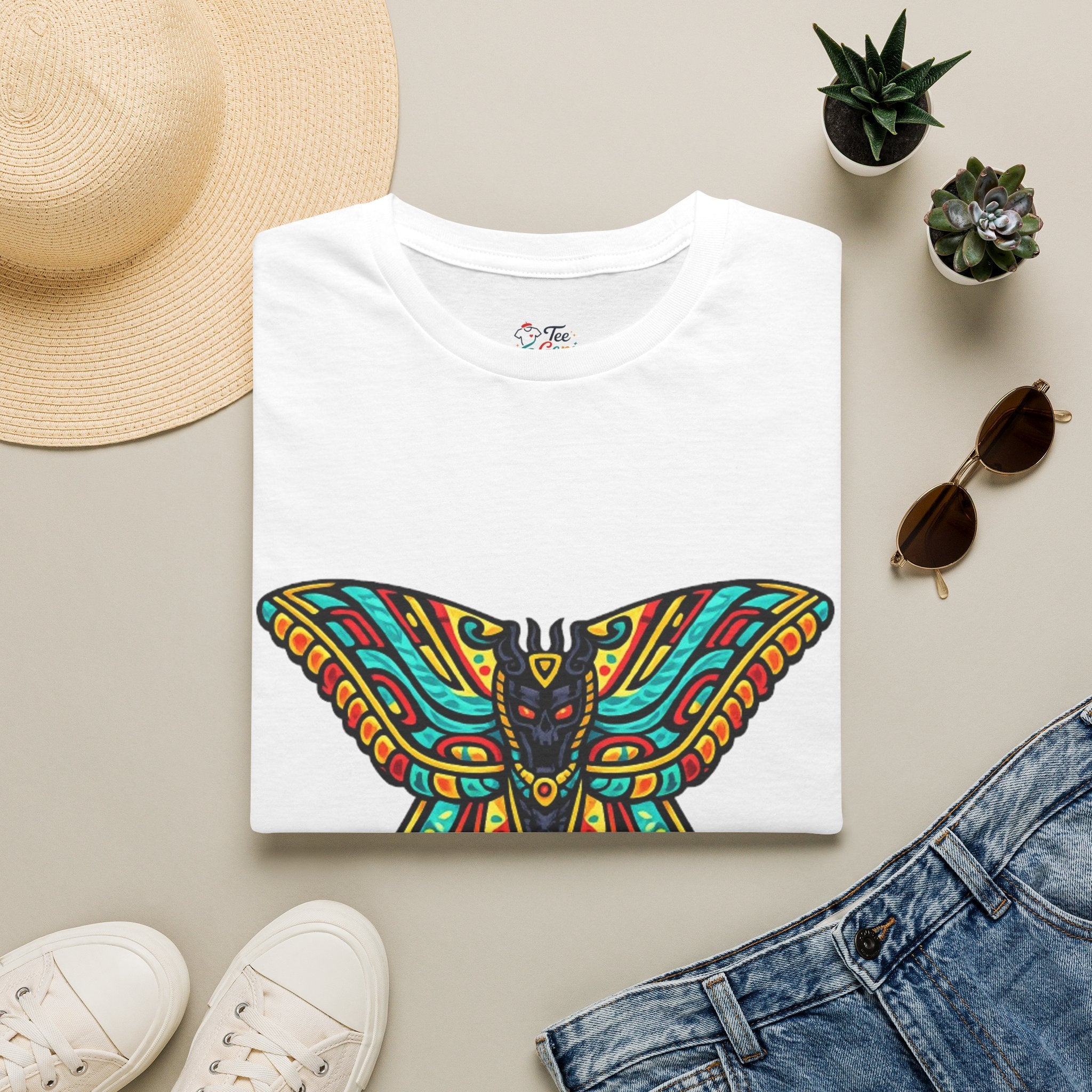 Playera azteca Itzpapálotl