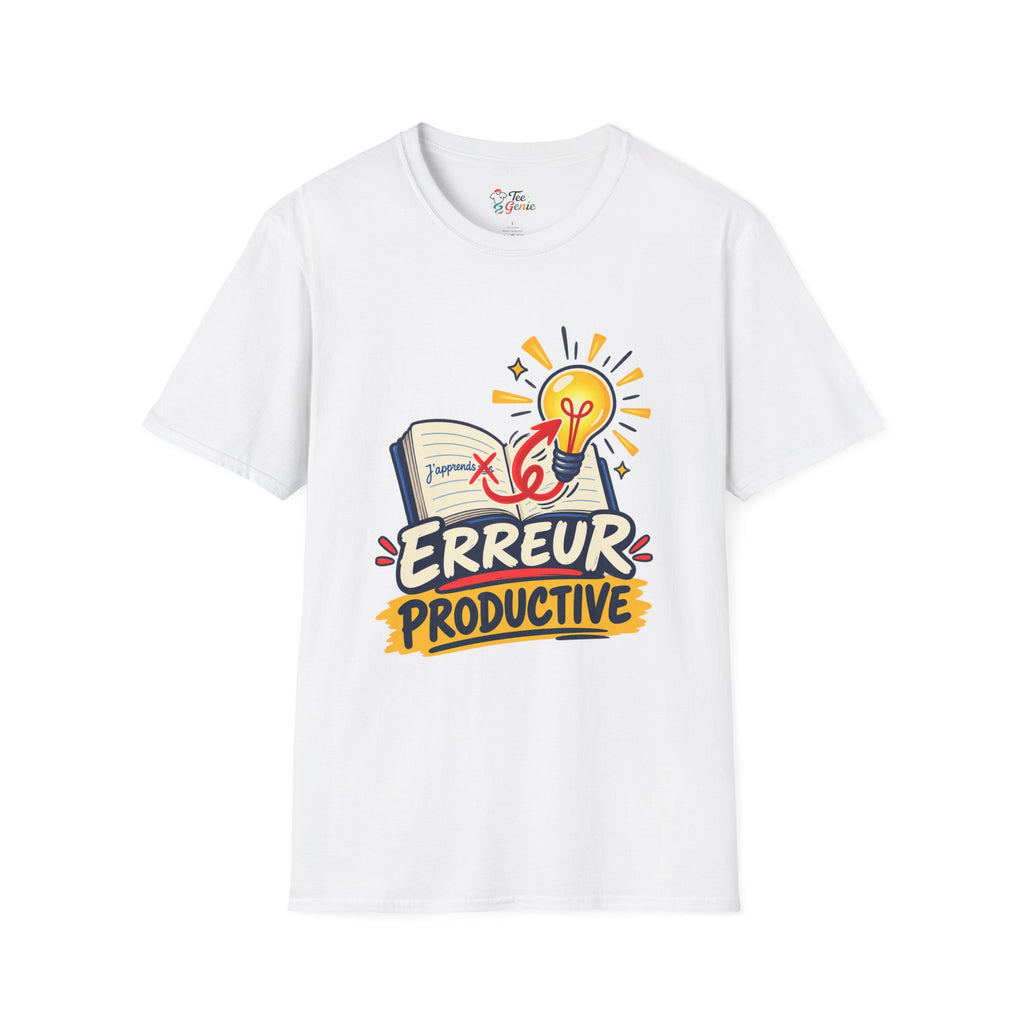 T-shirt professeur de FLE Erreur productive pédagogie positive