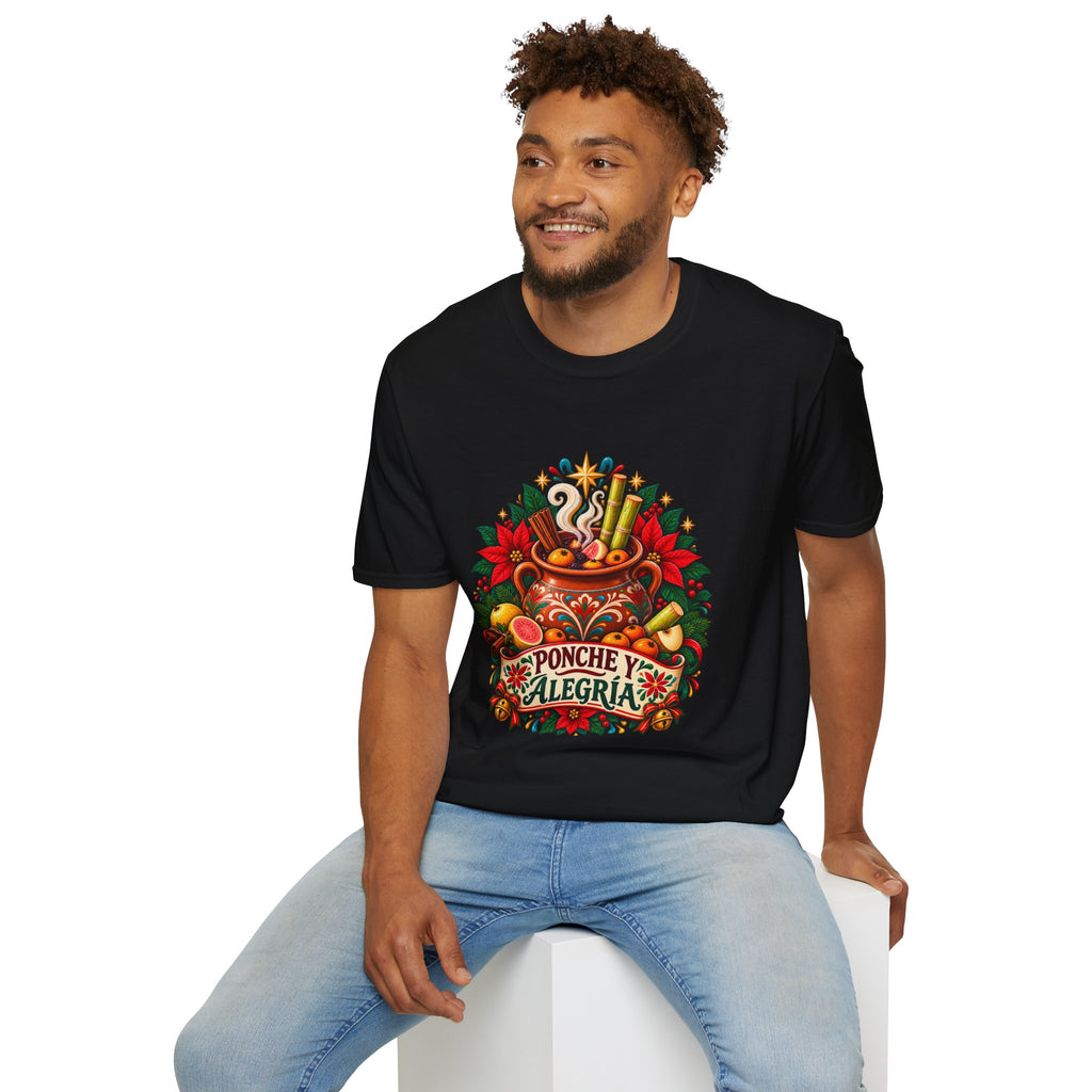 Playera Ponche y Alegría – Navidad a la Mexicana