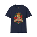Playera Nochebuena Mexicana – Velas y Flores Navideñas