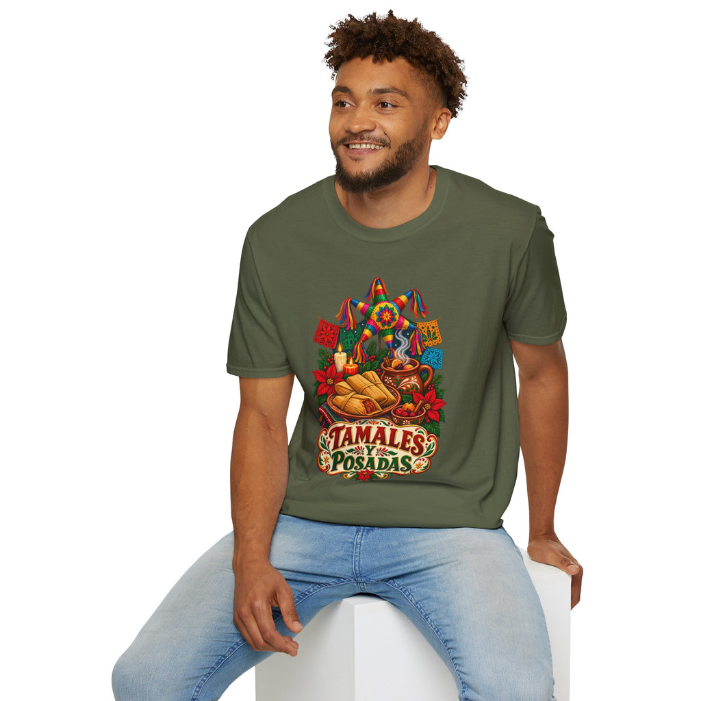 Playera Tamales y Posadas – Navidad Mexicana
