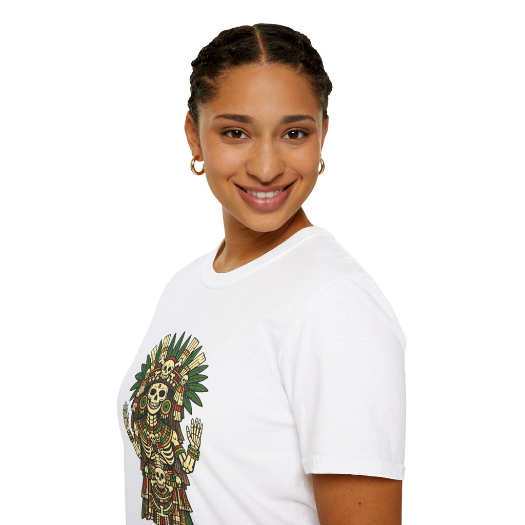 Playera azteca Mictecacíhuatl