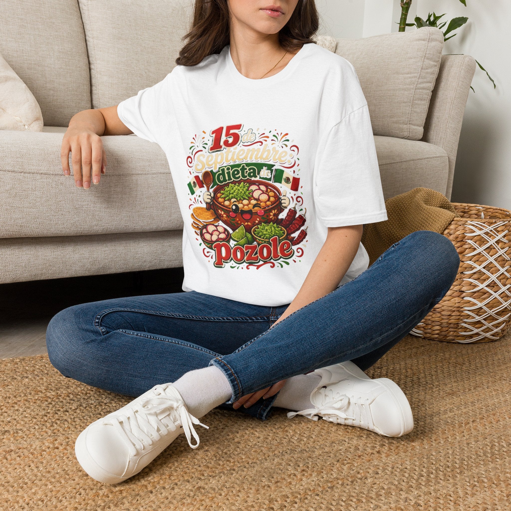 Playera 15 de septiembre dieta de pozole