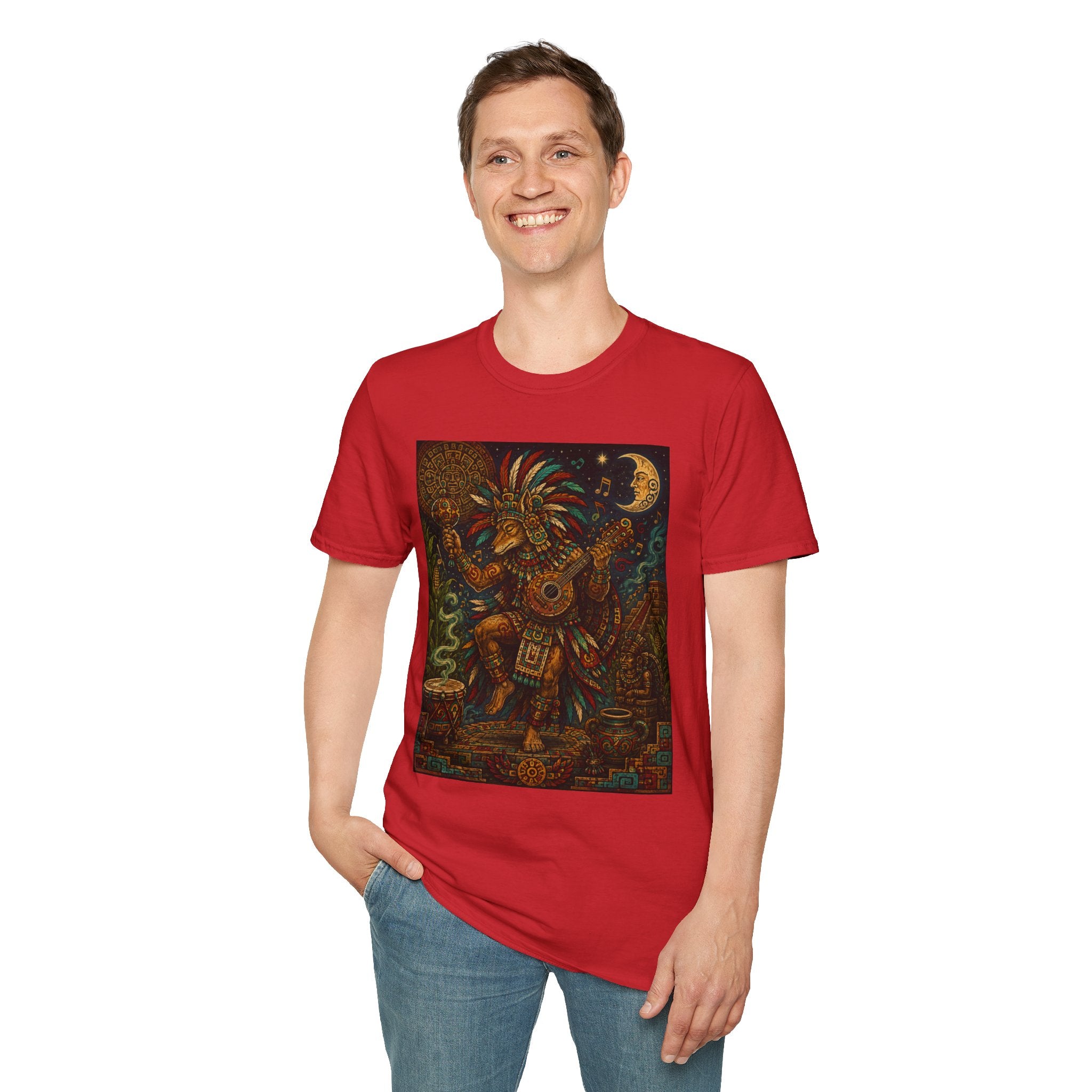 Playera azteca Huehuecóyotl