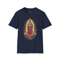 Playera Virgen de Guadalupe Estilo Papel Picado Mexicano