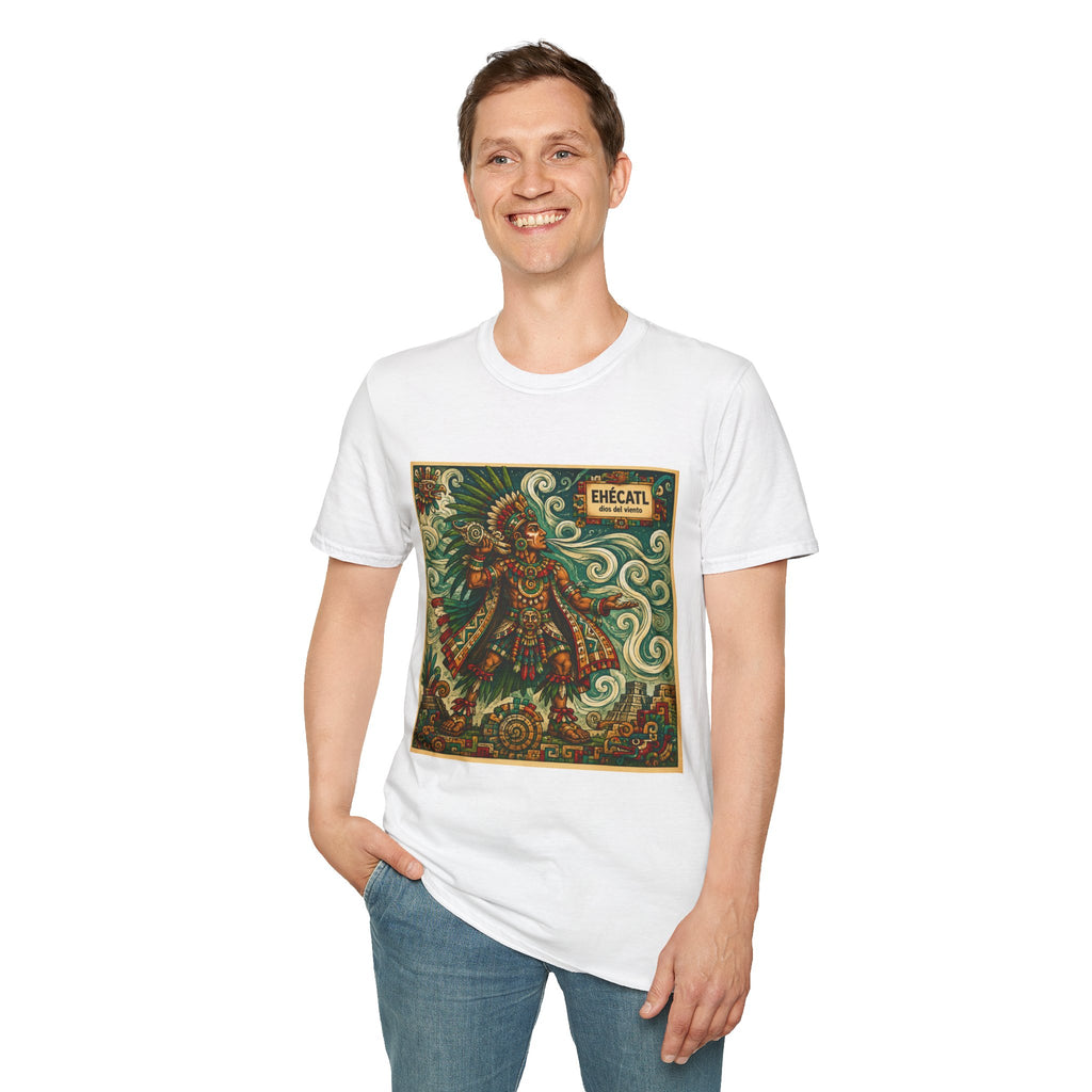 Playera azteca Ehécatl