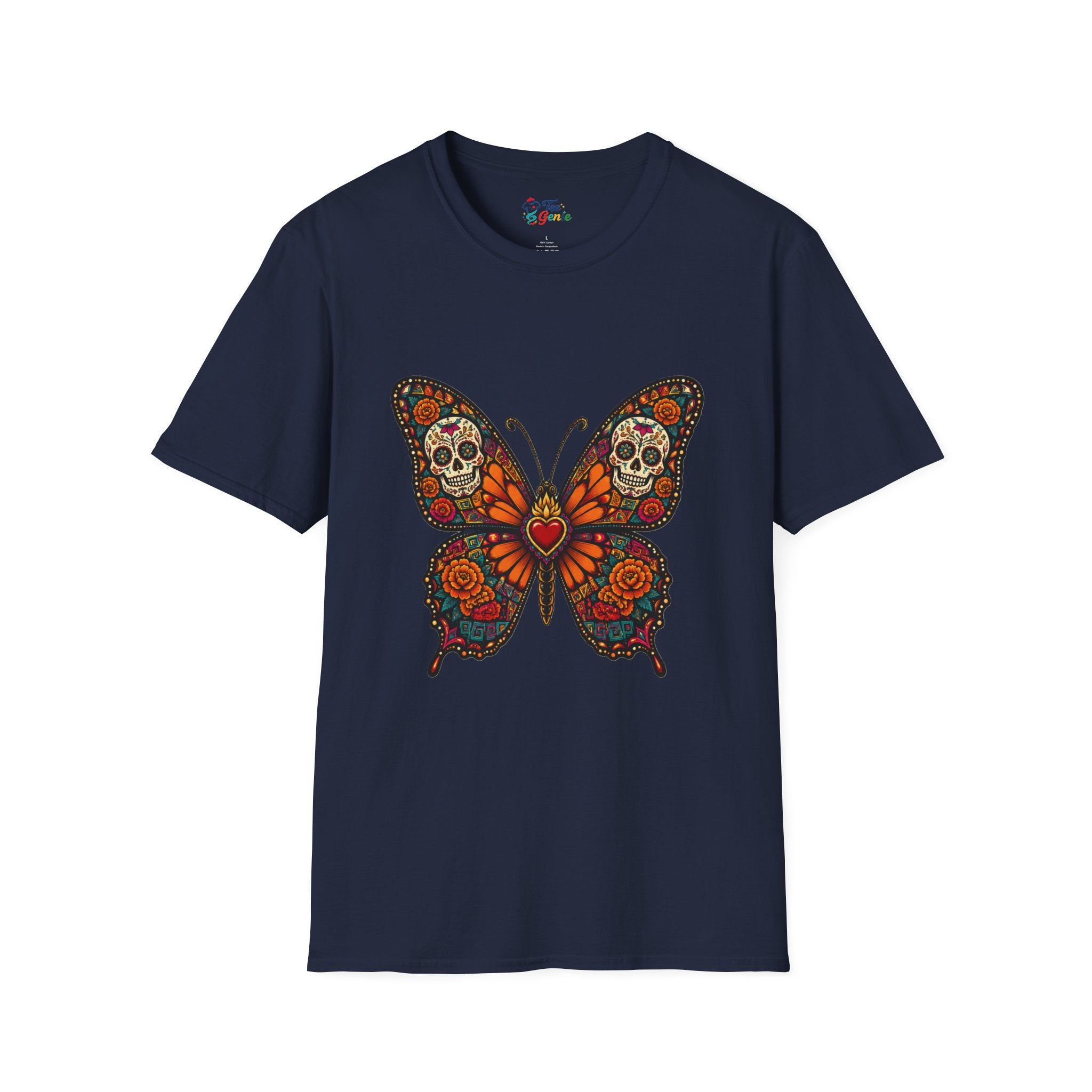 Playera Día de Muertos Mariposa Monarca