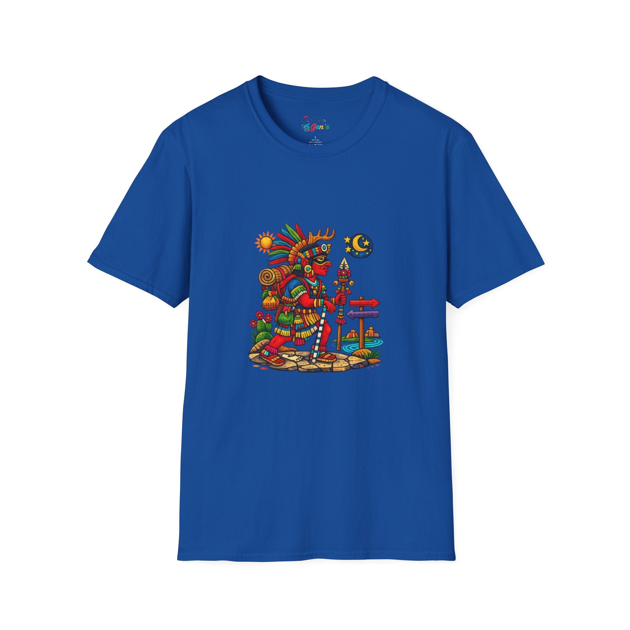 Playera azteca Tlacotzontli