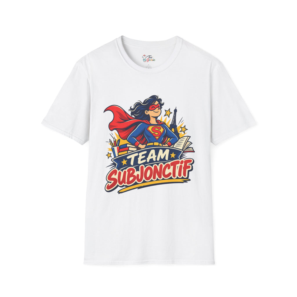T-shirt professeur de FLE Team subjonctif grammaire française