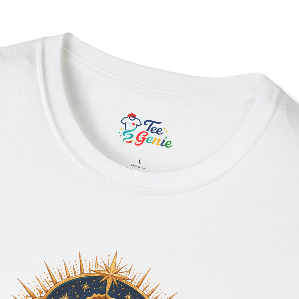 Playera Basílica de Guadalupe con Rosas y Estrellas