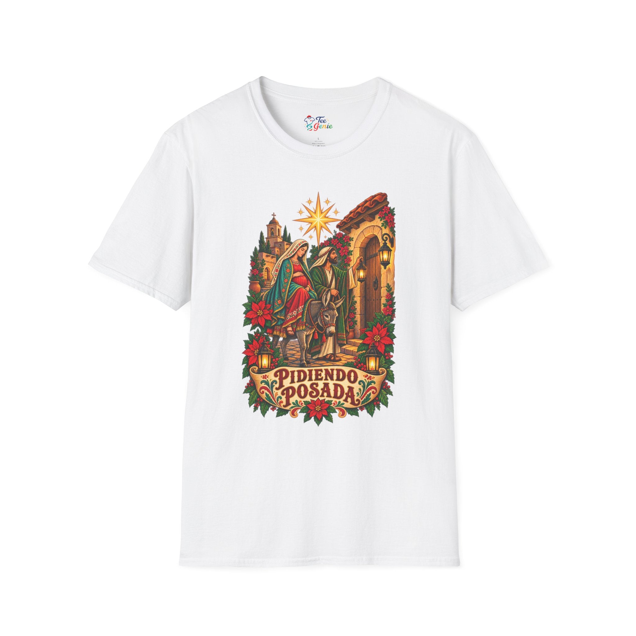 Playera Pidiendo Posada – Tradición Navideña Mexicana