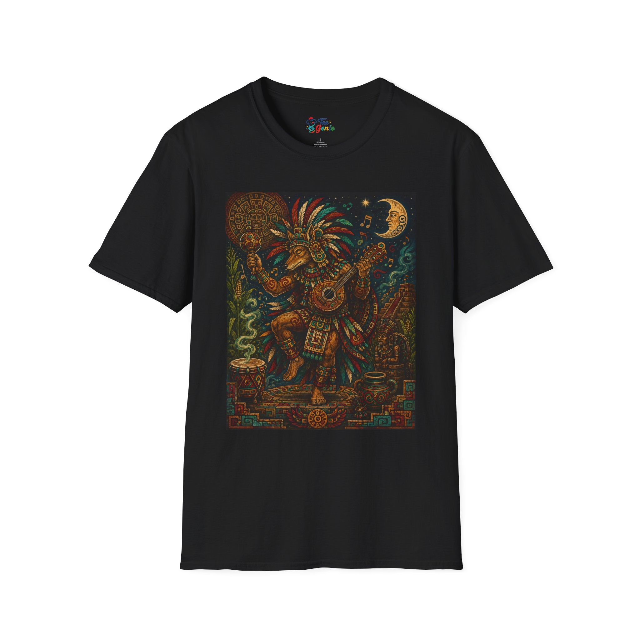 Playera azteca Huehuecóyotl