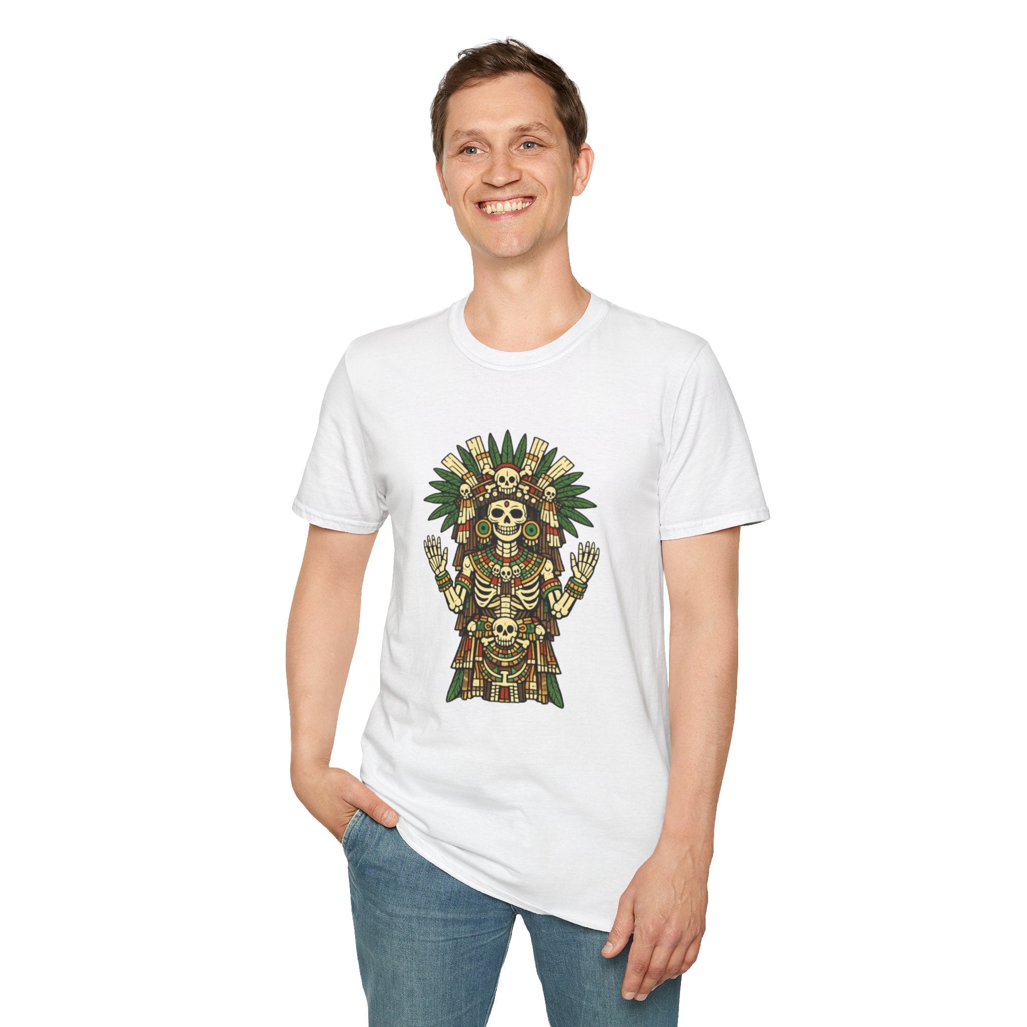 Playera azteca Mictecacíhuatl
