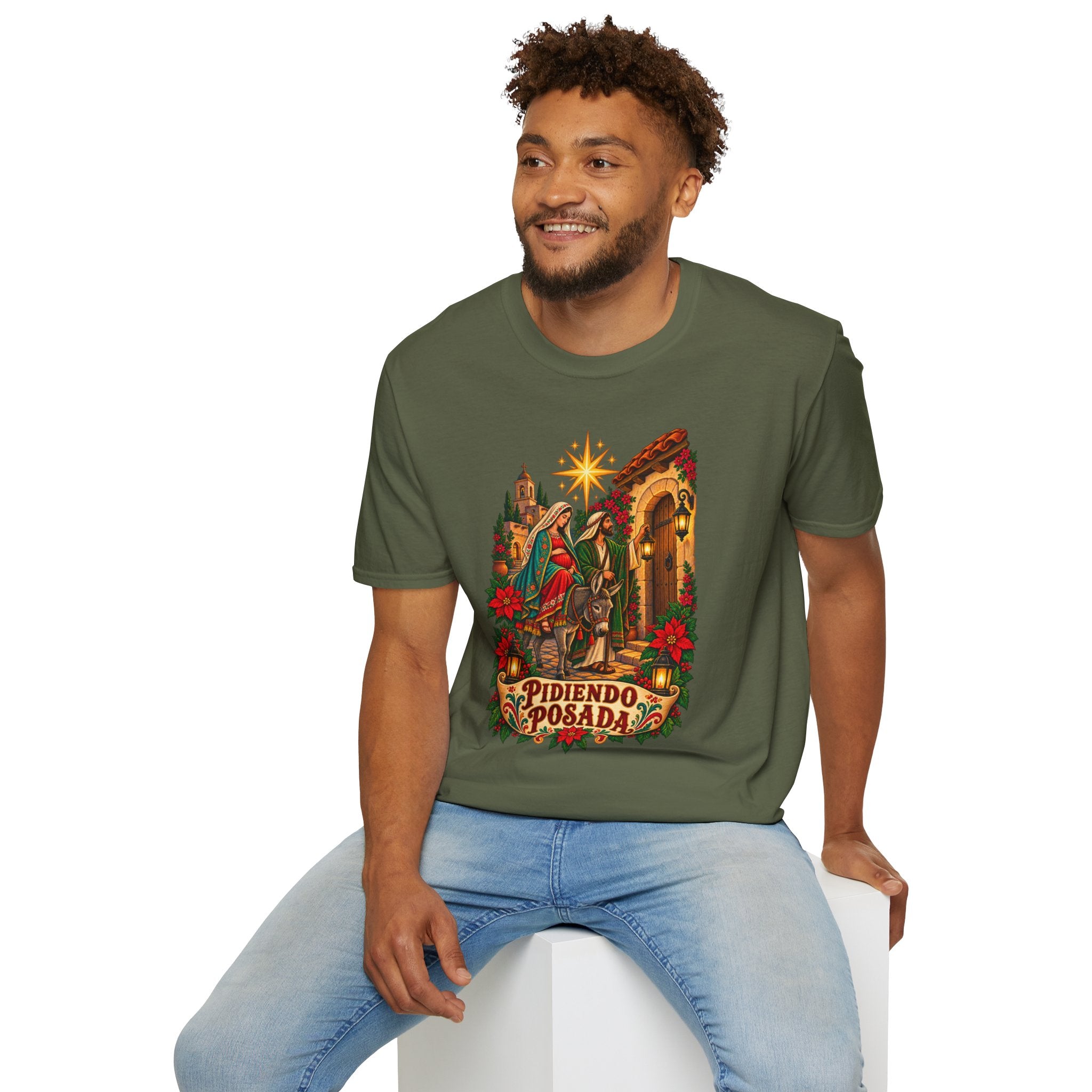 Playera Pidiendo Posada – Tradición Navideña Mexicana