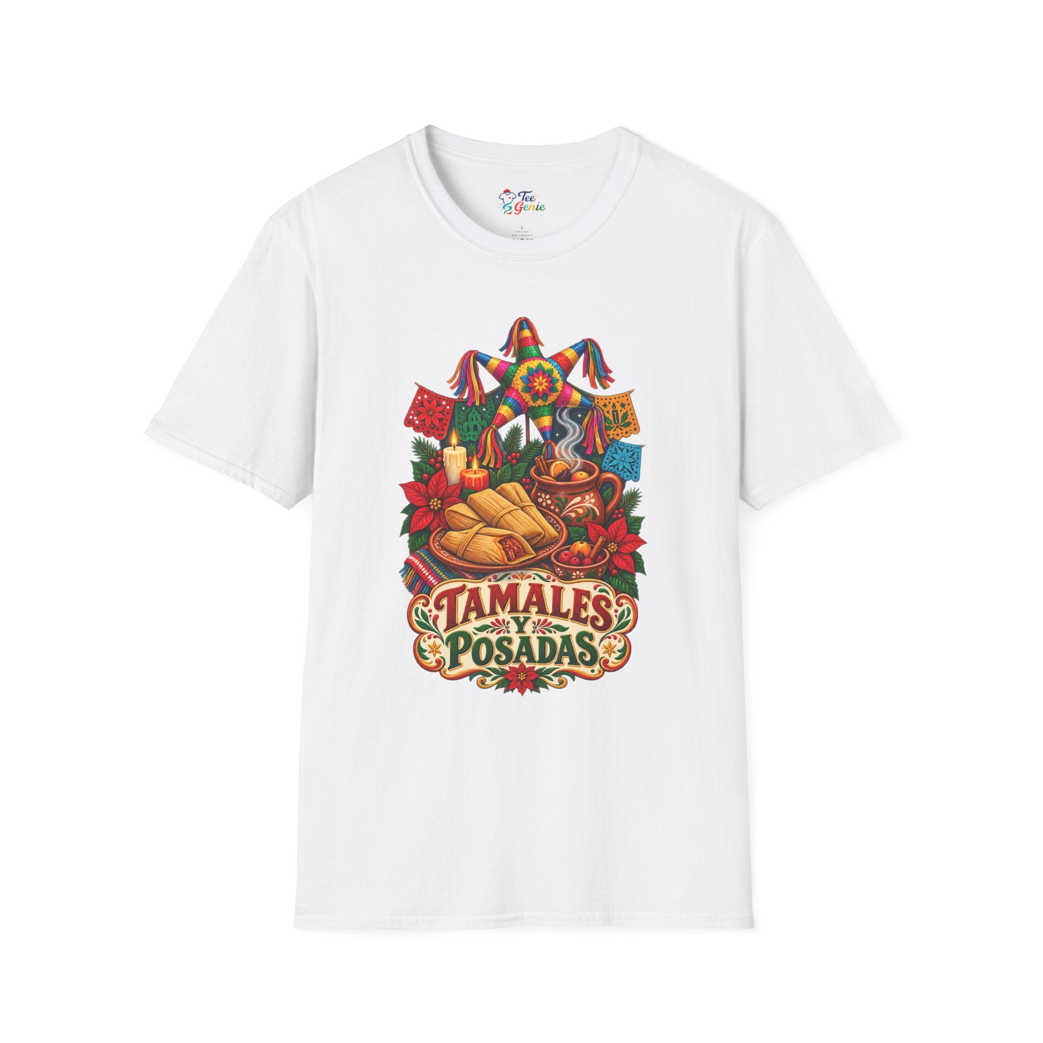 Playera Tamales y Posadas – Navidad Mexicana
