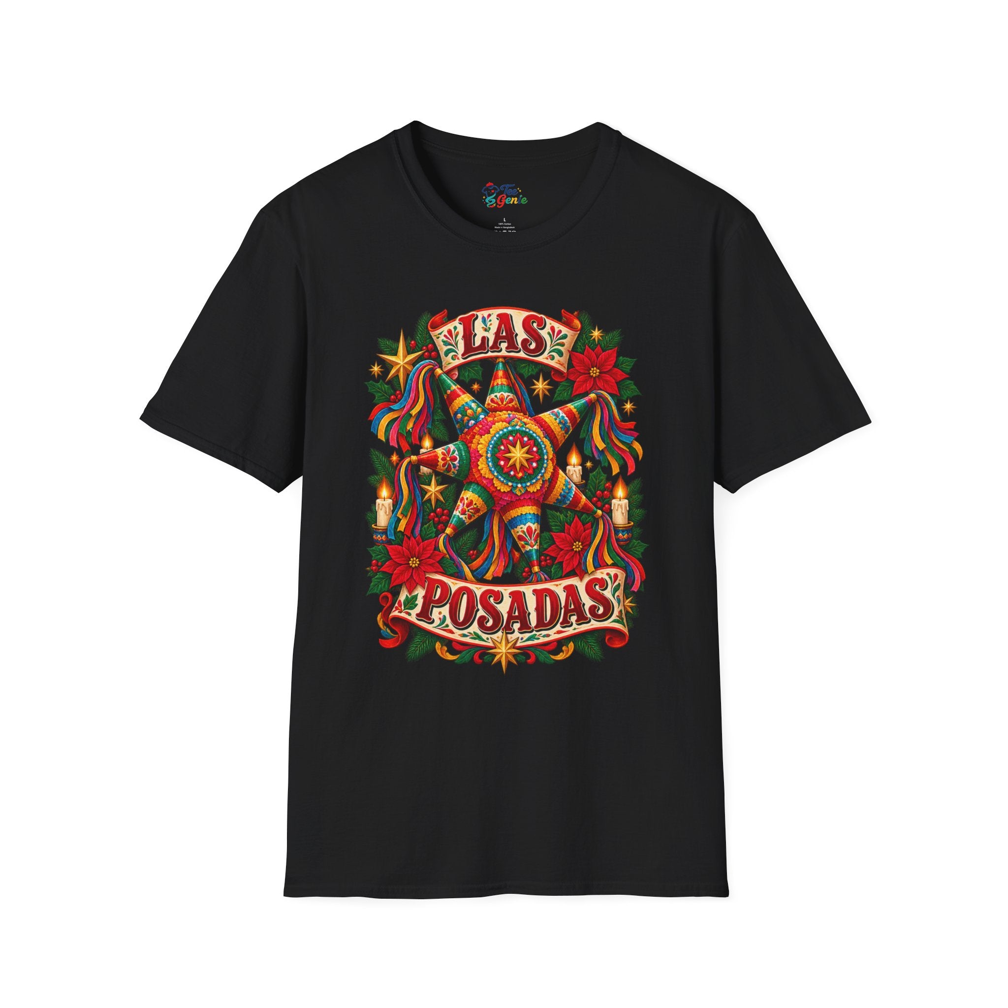 Playera Las Posadas – Piñata Mexicana de Siete Picos