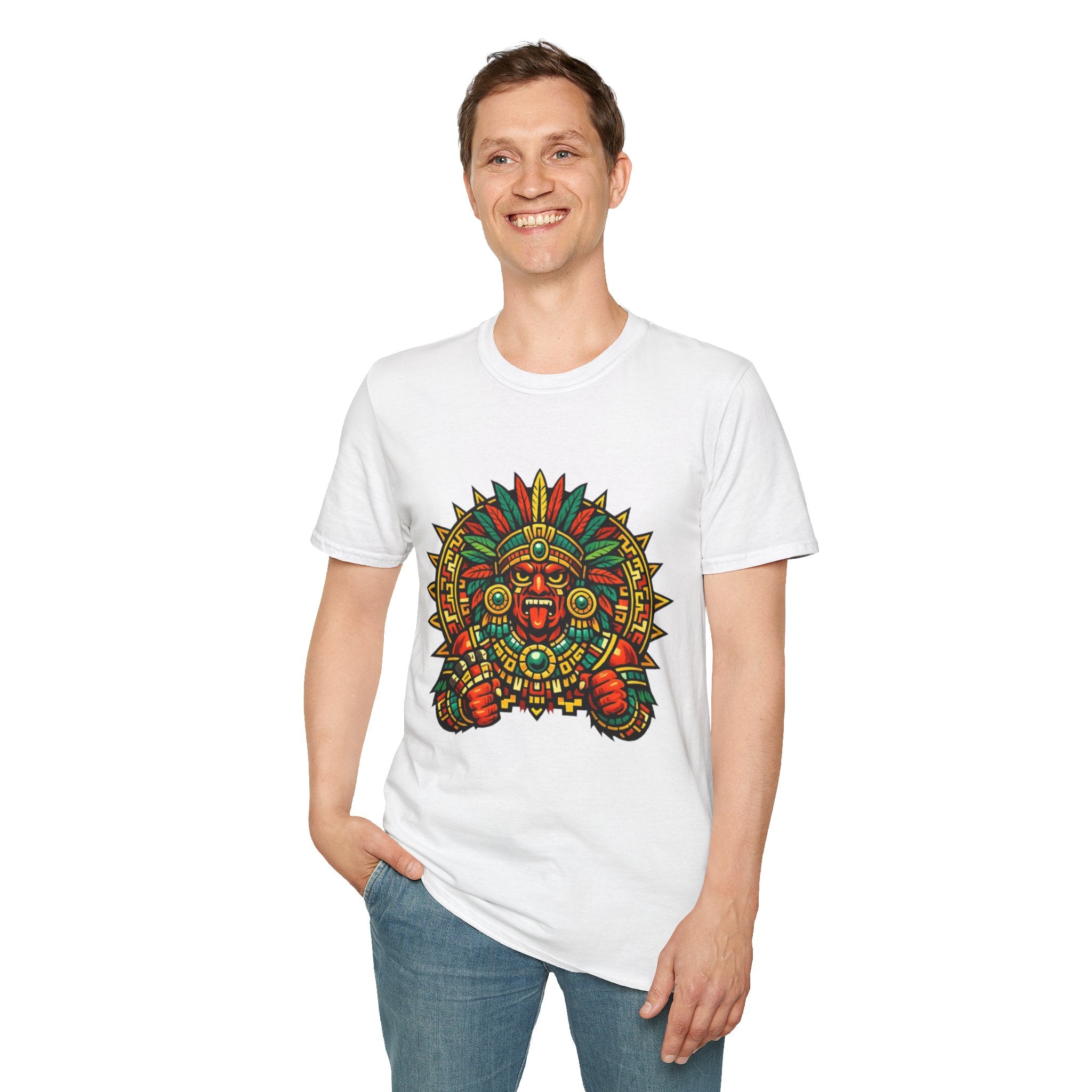 Playera azteca Tonatiuh