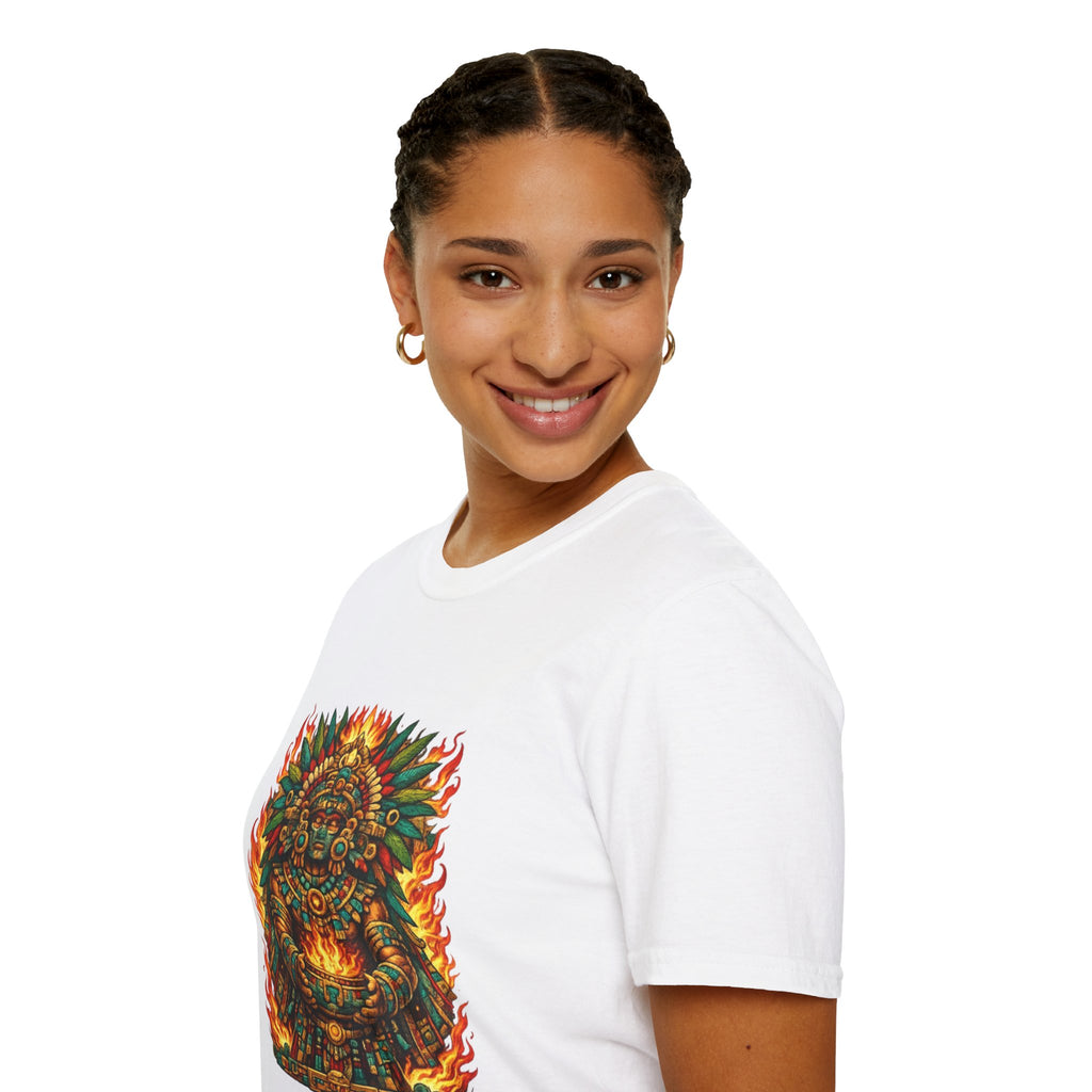 Playera azteca Xiuhtecuhtli