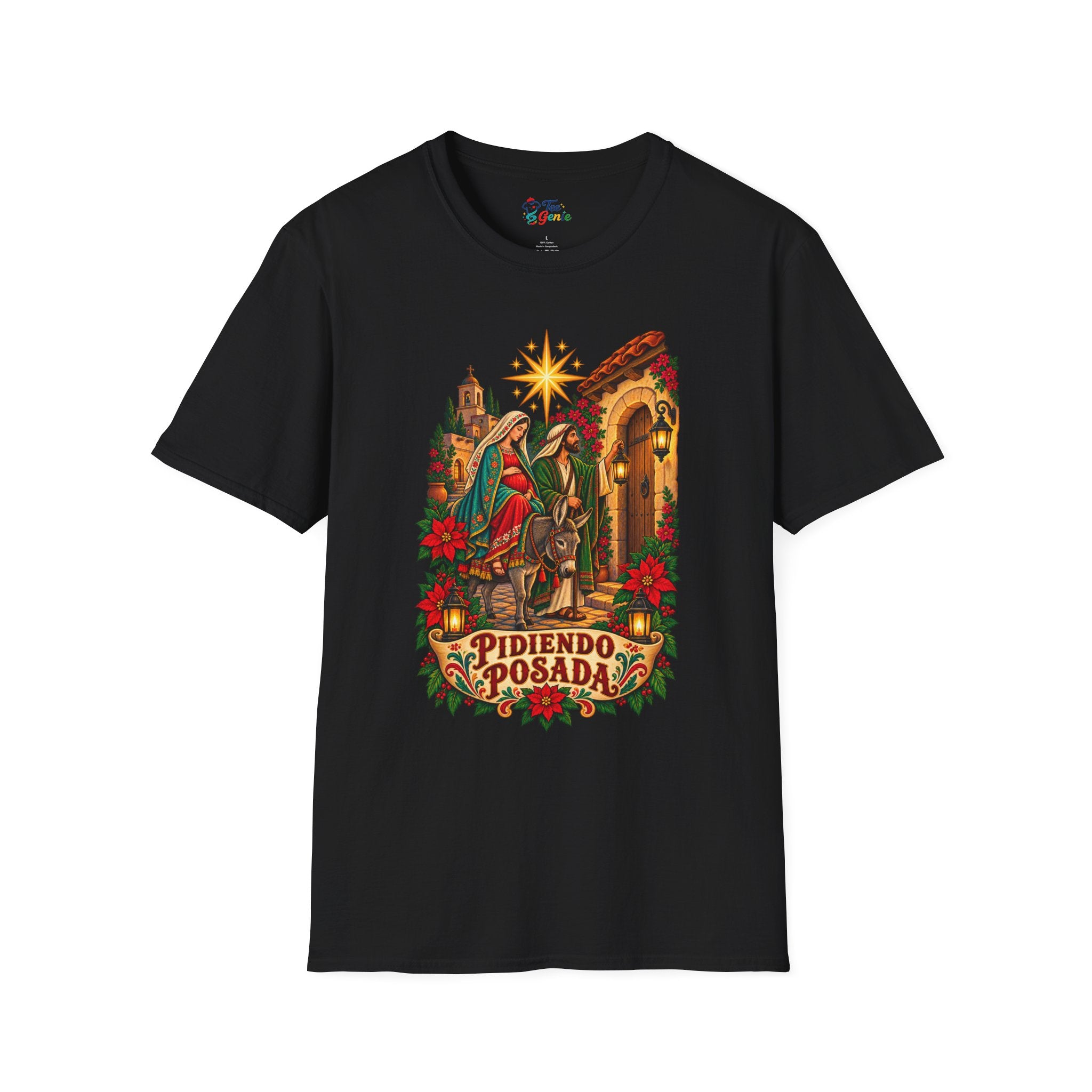 Playera Pidiendo Posada – Tradición Navideña Mexicana