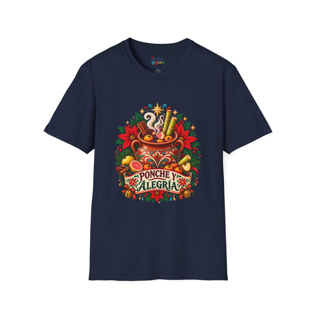 Playera Ponche y Alegría – Navidad a la Mexicana