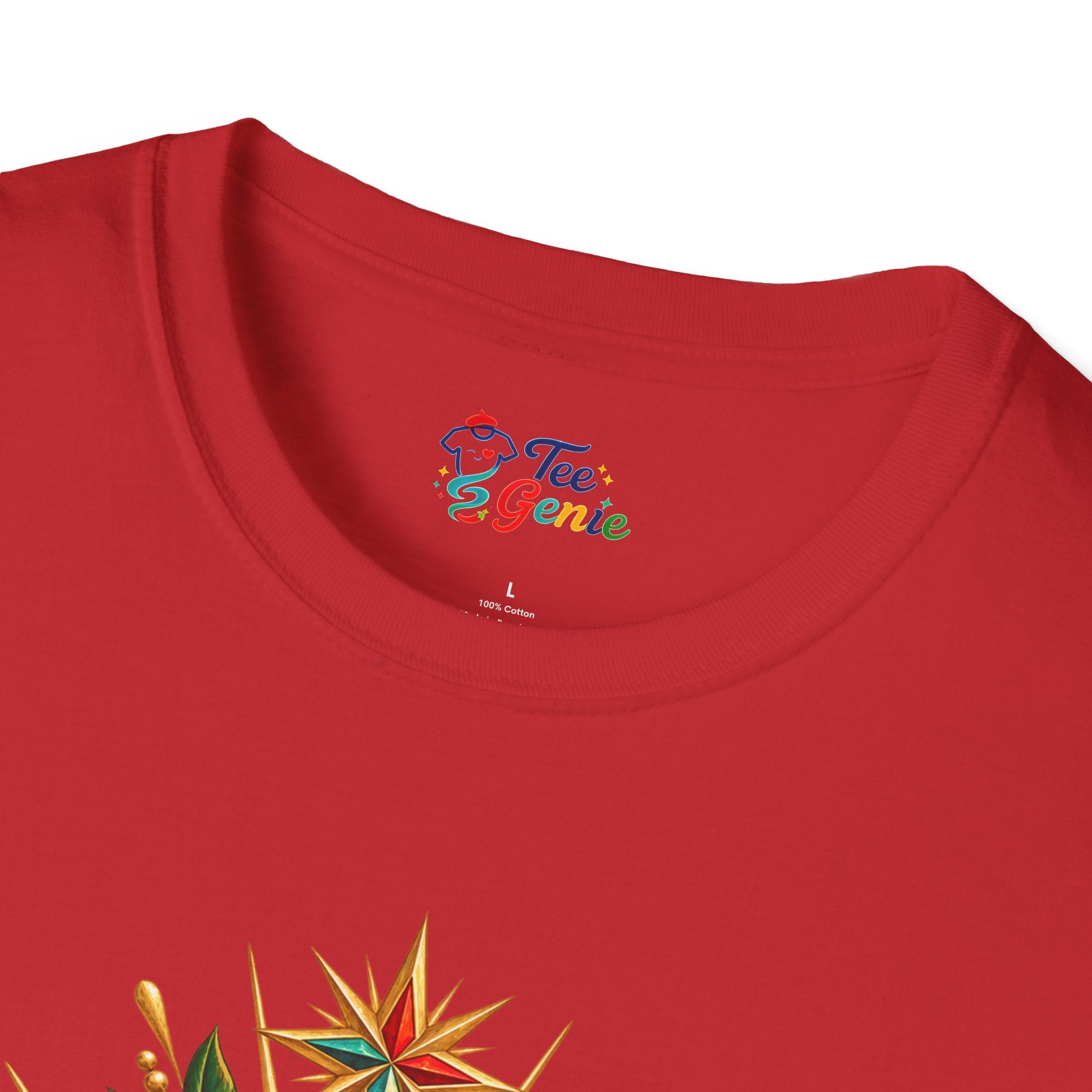Playera Flor de Nochebuena – Navidad Mexicana