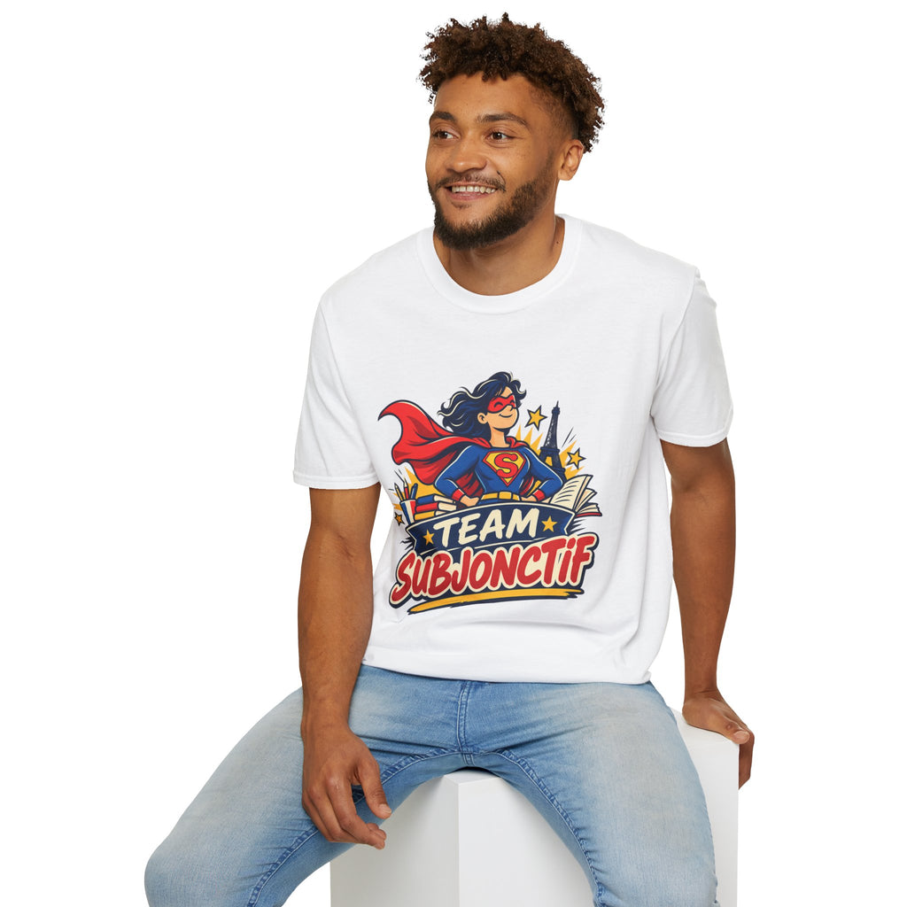 T-shirt professeur de FLE Team subjonctif grammaire française