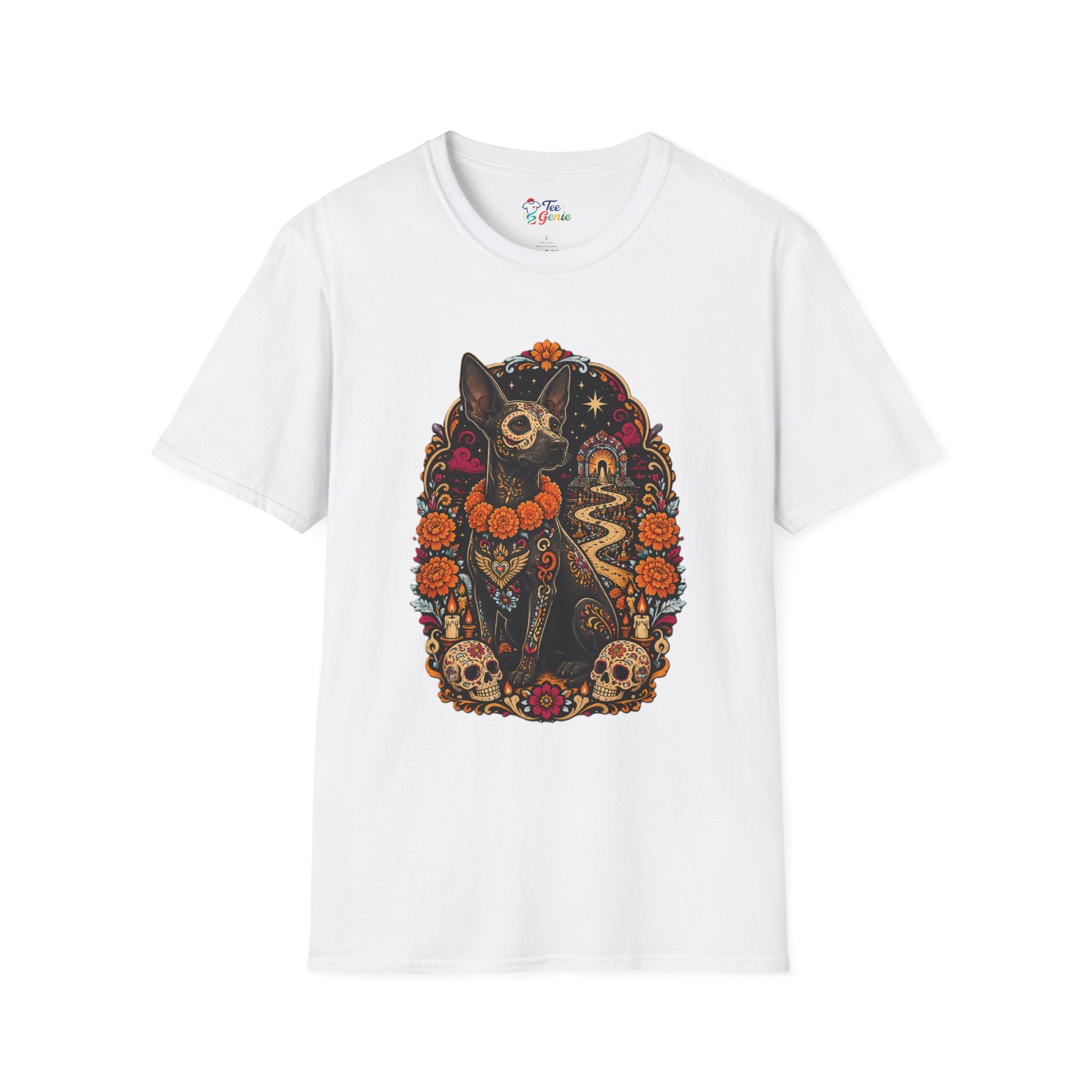 Playera Xoloitzcuintle Guía del Mictlán