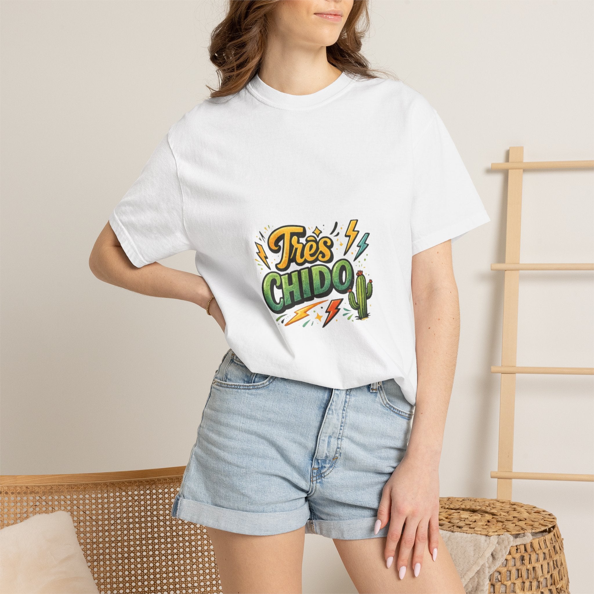 T-shirt - "Ties Chido" Retro Cactus Graphic Tee