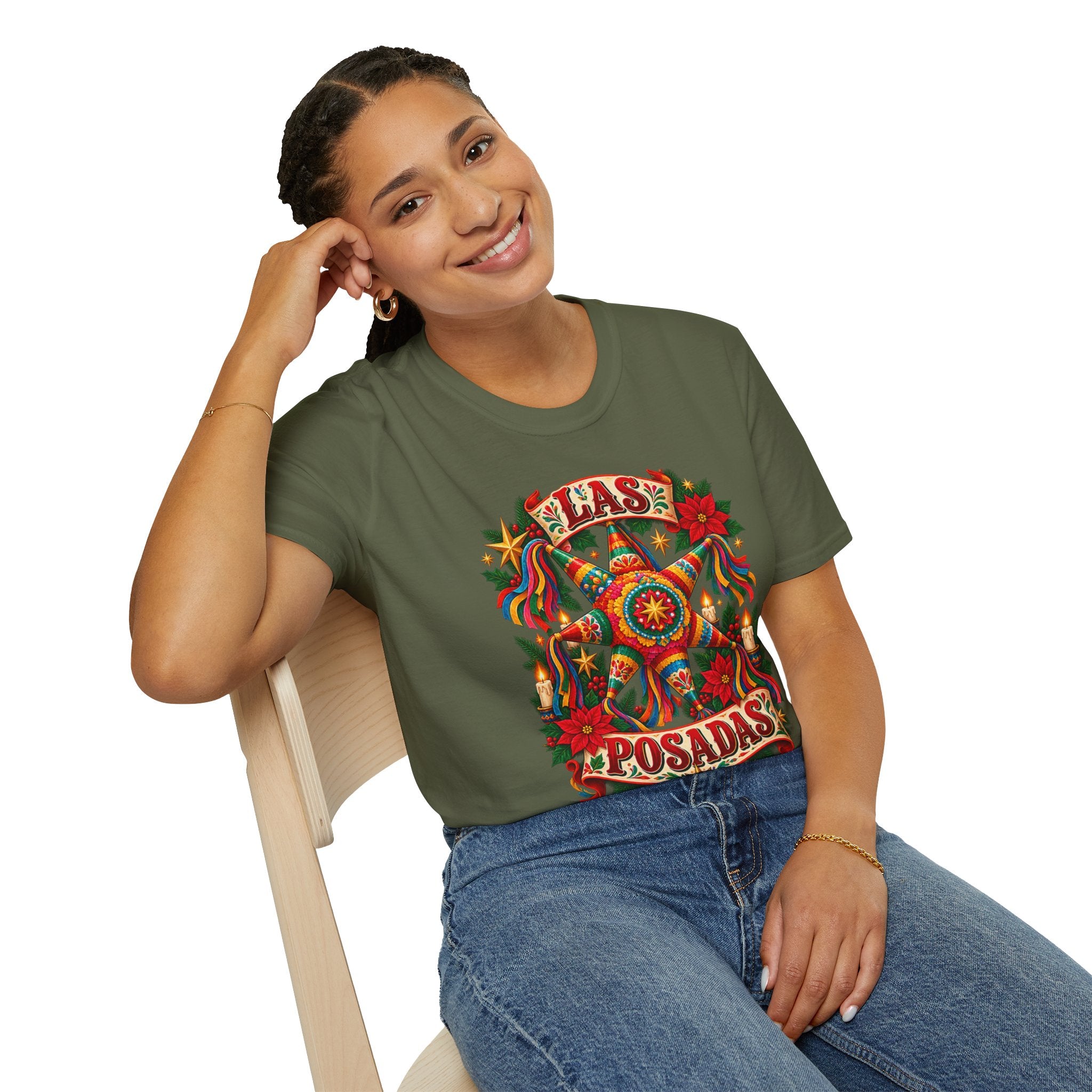 Playera Las Posadas – Piñata Mexicana de Siete Picos
