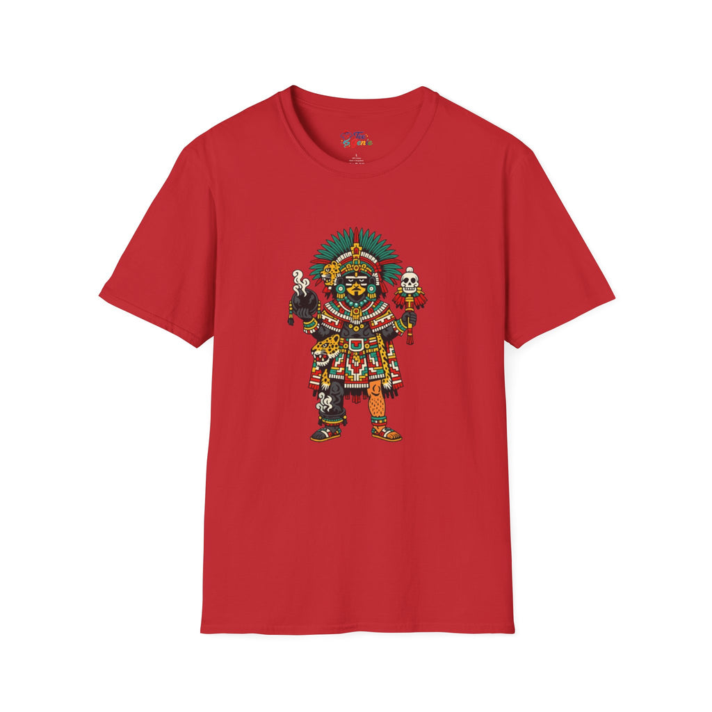 Playera azteca Tezcatlipoca