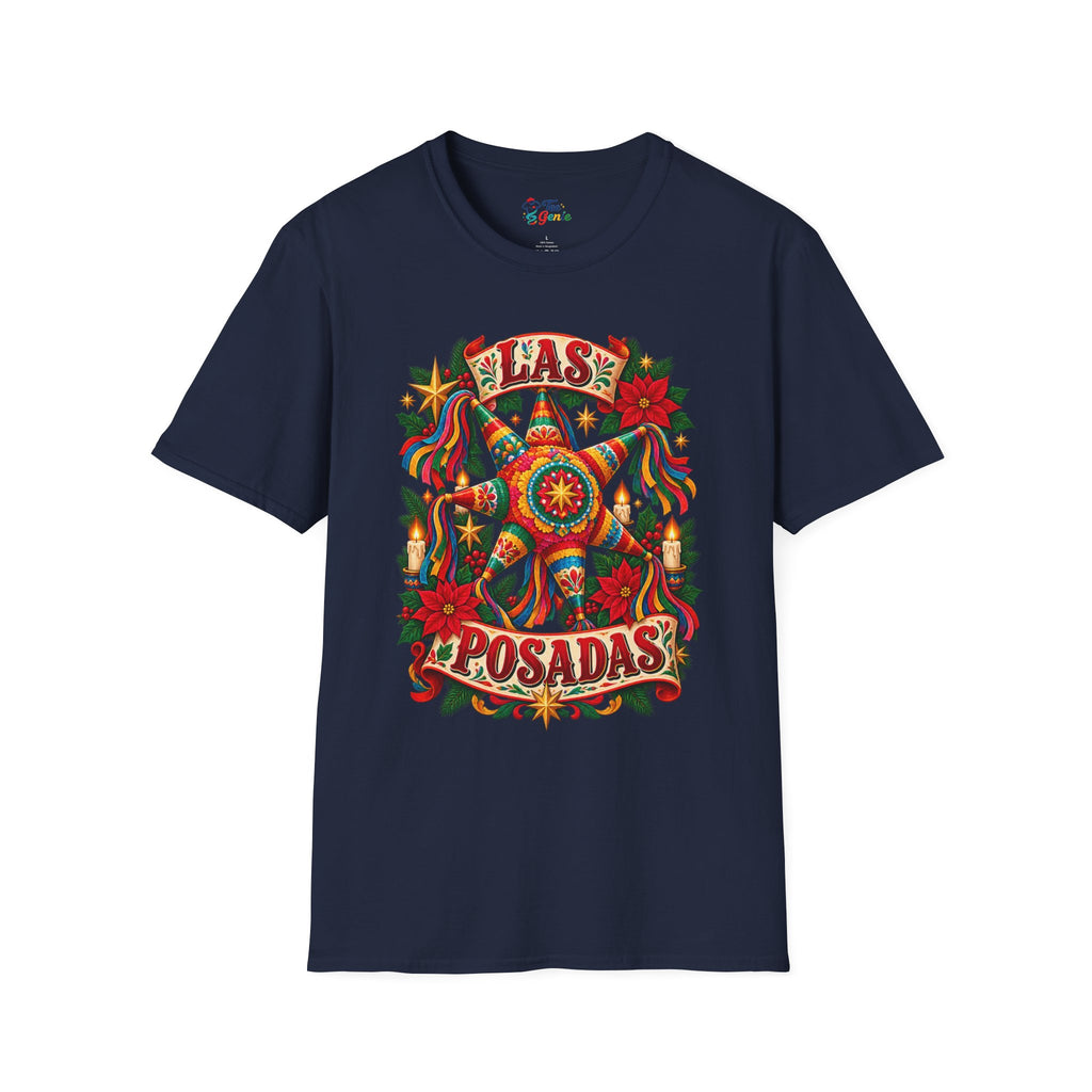 Playera Las Posadas – Piñata Mexicana de Siete Picos
