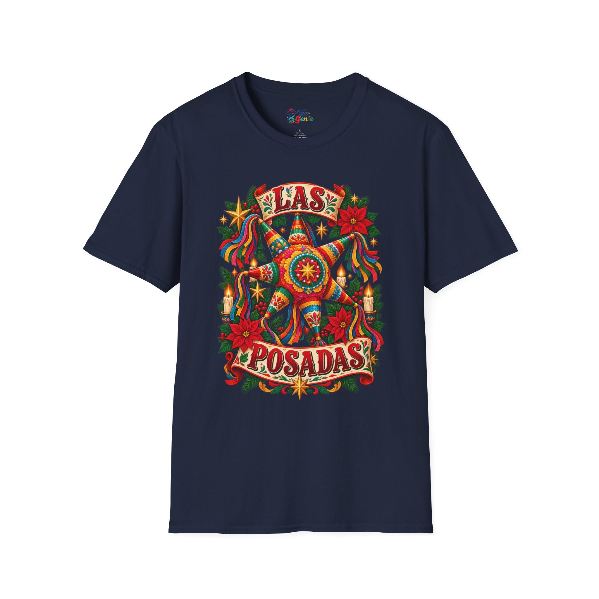 Playera Las Posadas – Piñata Mexicana de Siete Picos