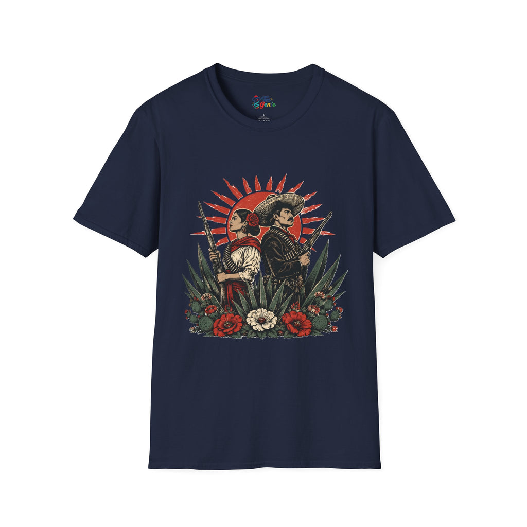 Playera Adelita y Revolucionario – Unidos por la Libertad