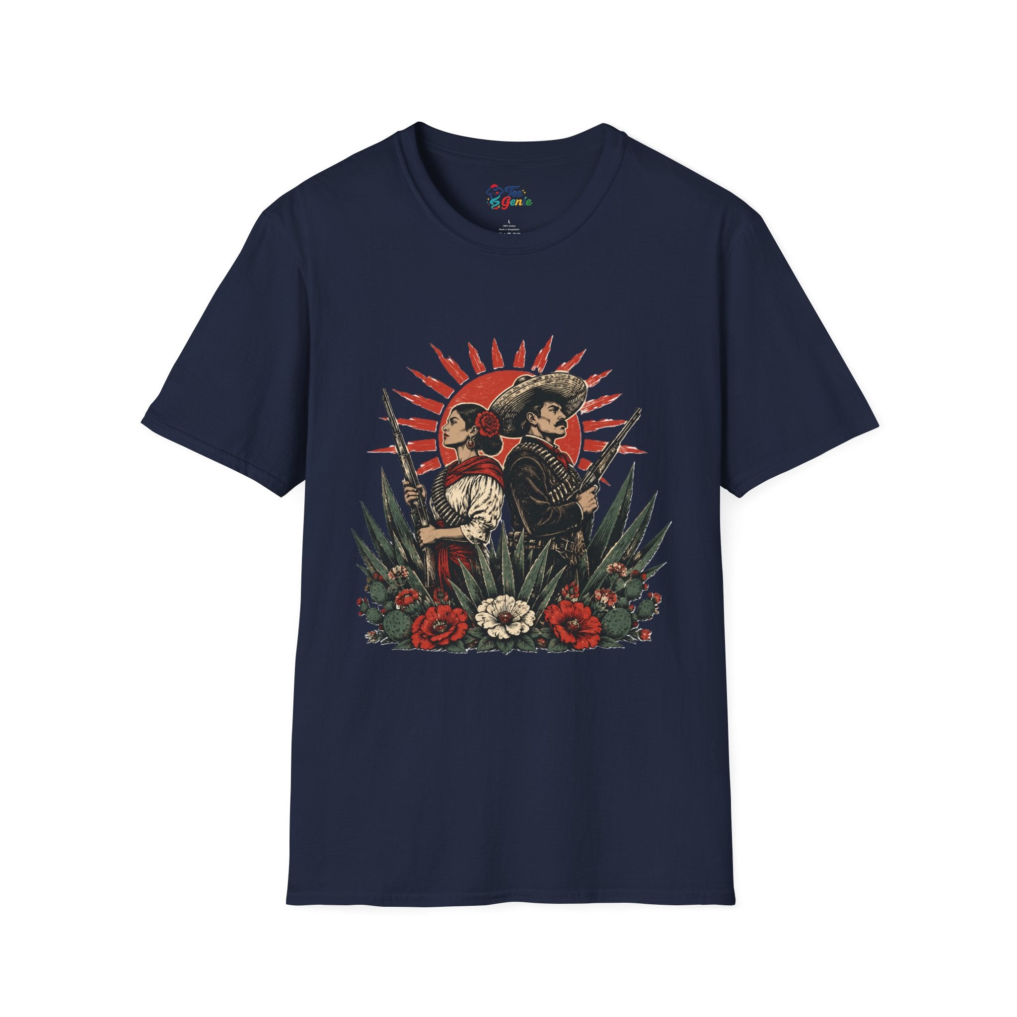 Playera Adelita y Revolucionario – Unidos por la Libertad