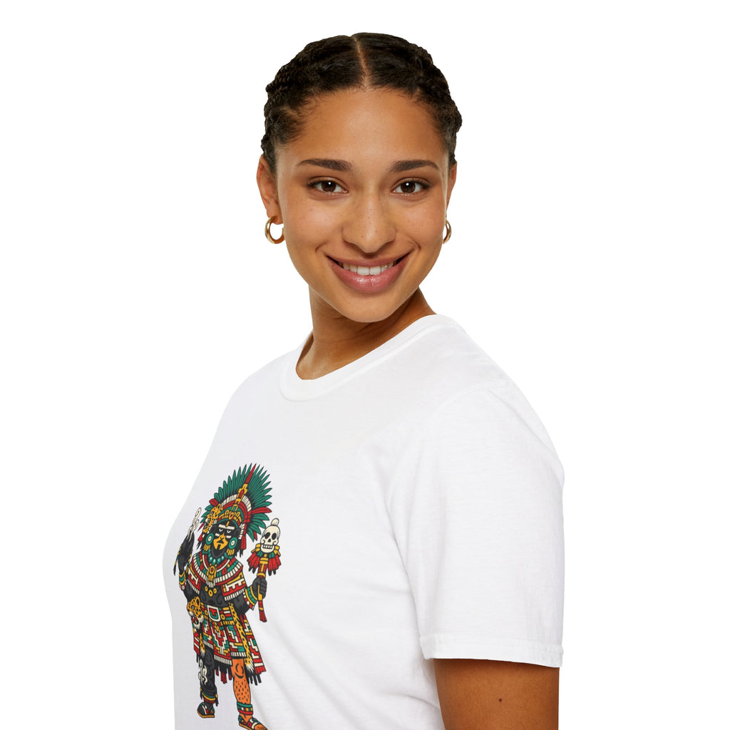 Playera azteca Tezcatlipoca