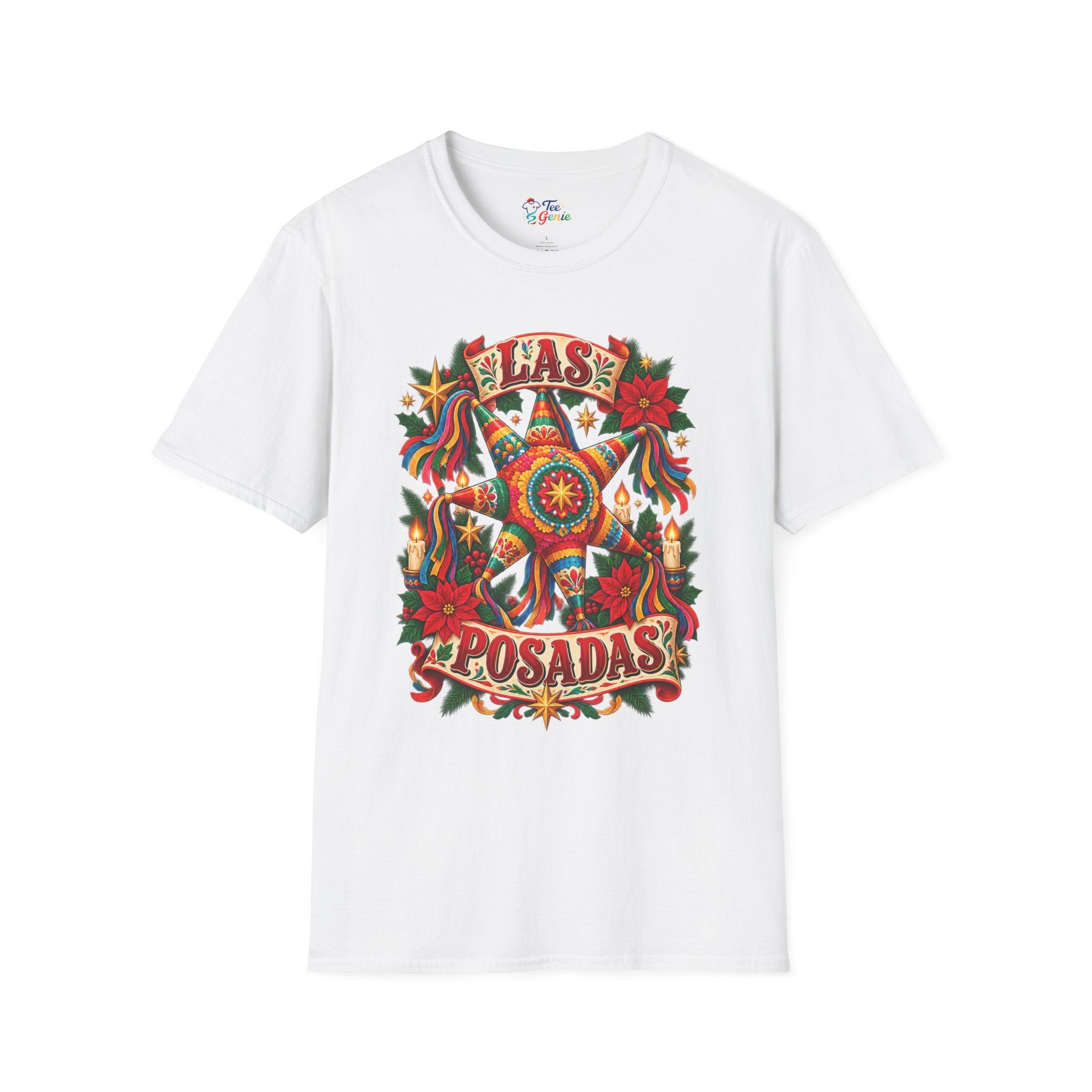Playera Las Posadas – Piñata Mexicana de Siete Picos