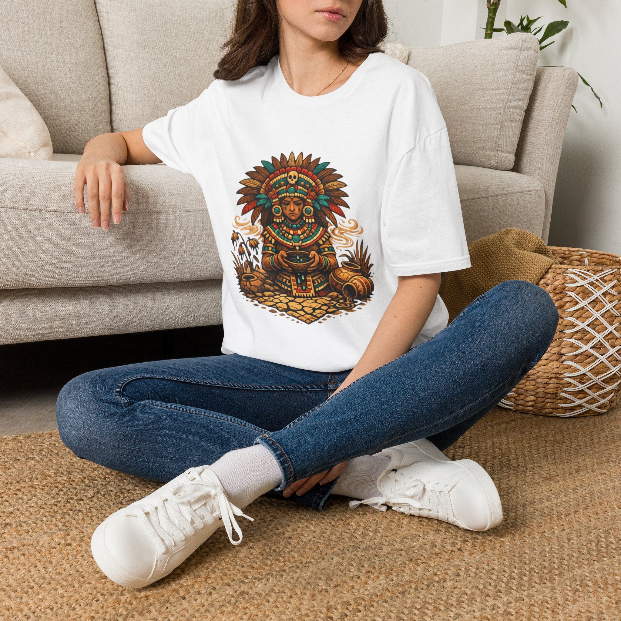 Playera azteca Atlacoya