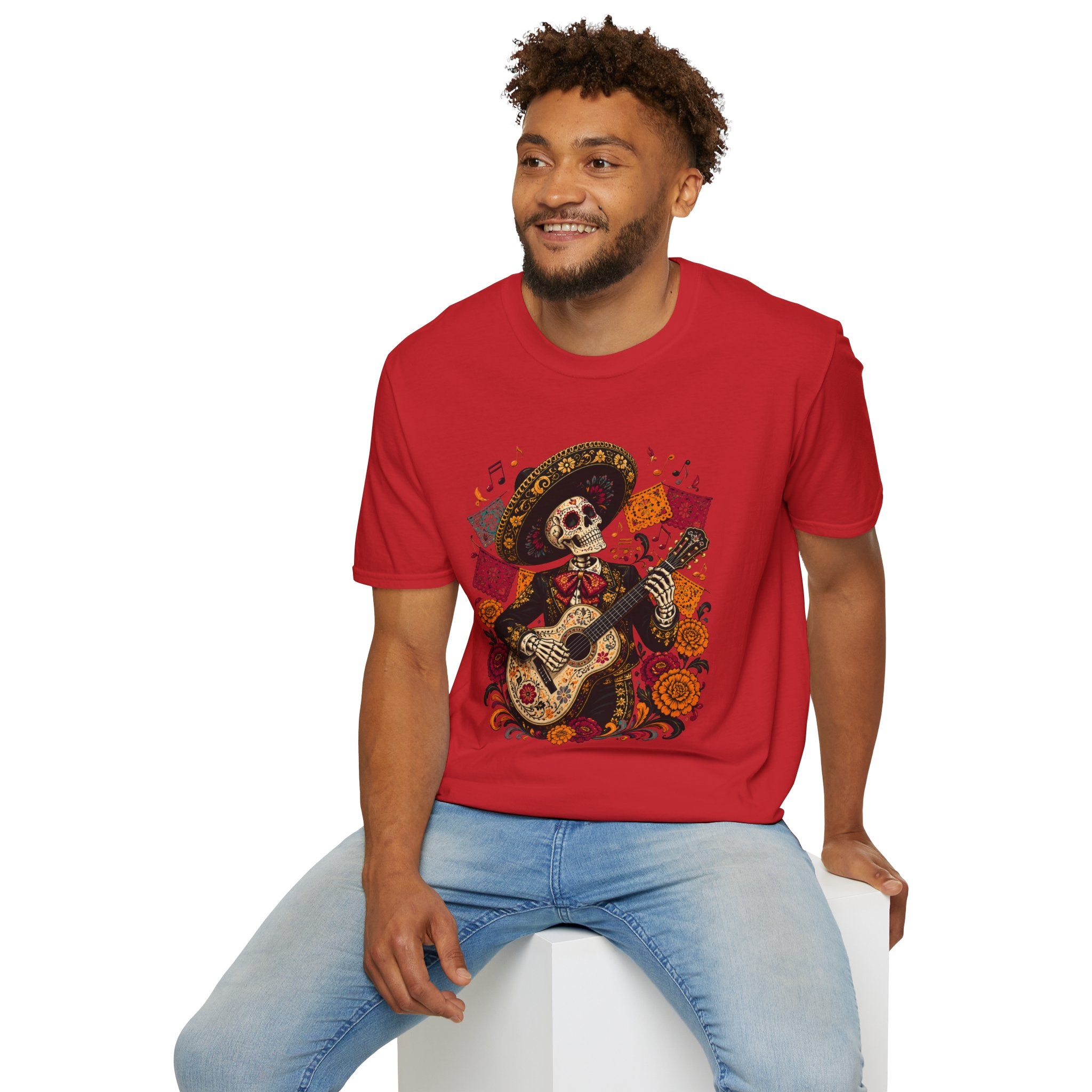 Playera Día de Muertos Mariachi Calavera