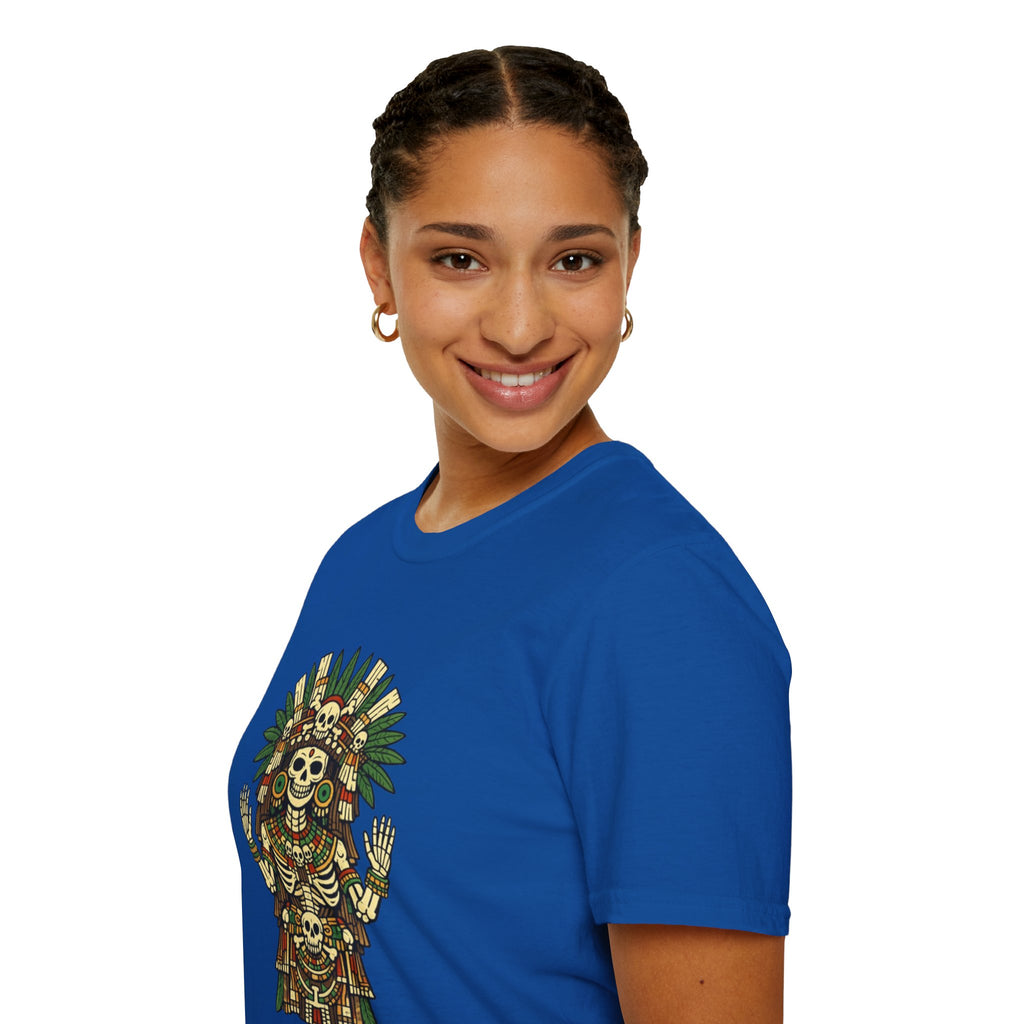 Playera azteca Mictecacíhuatl