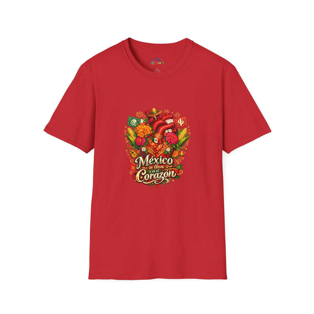 Playera México se lleva en el corazón
